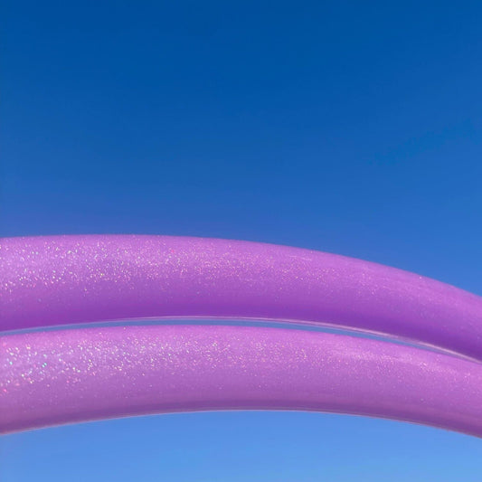 Purple Stardust (5/8ths) Polypro Hula Hoop