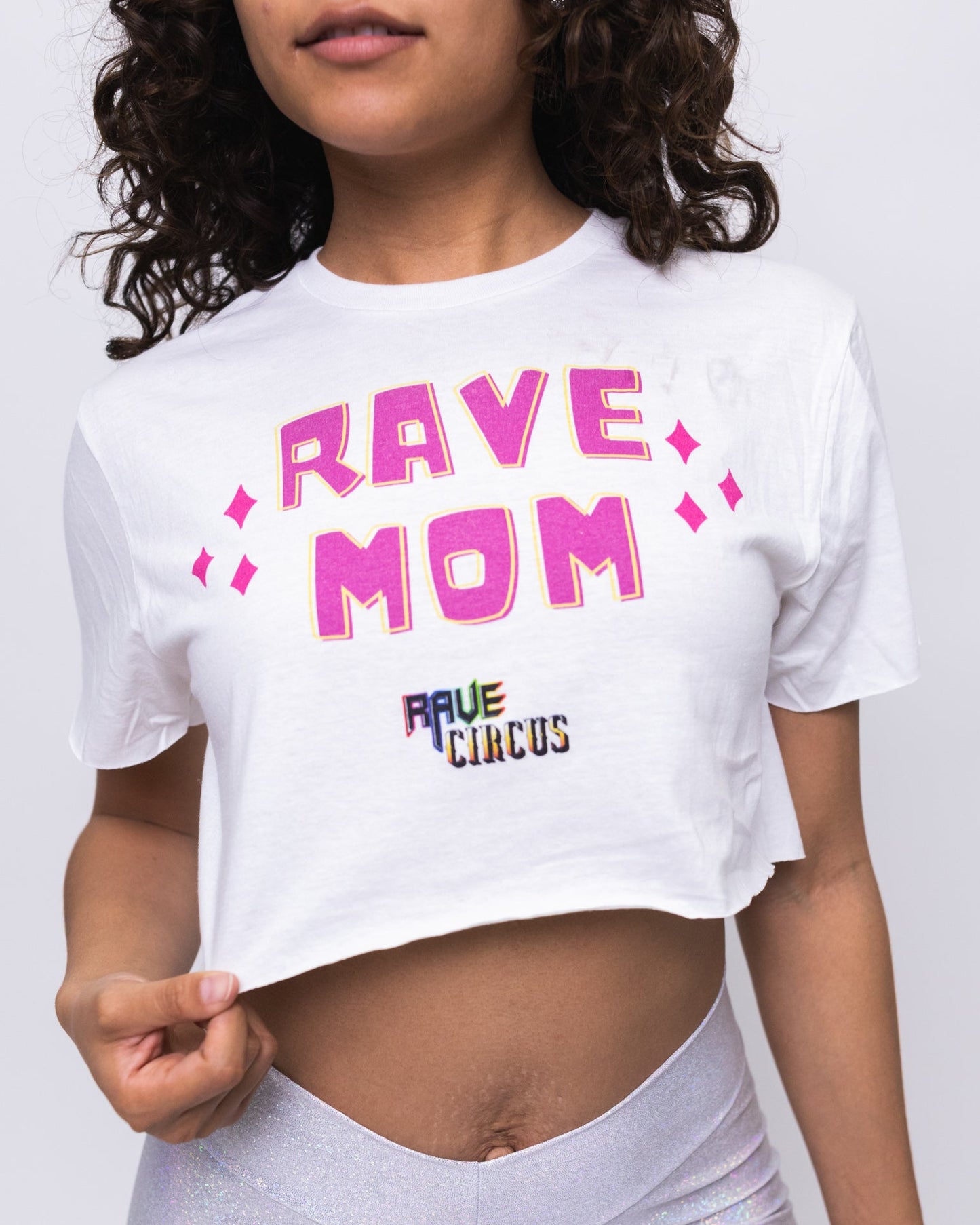 Rave Mom Cropped T-Shirt