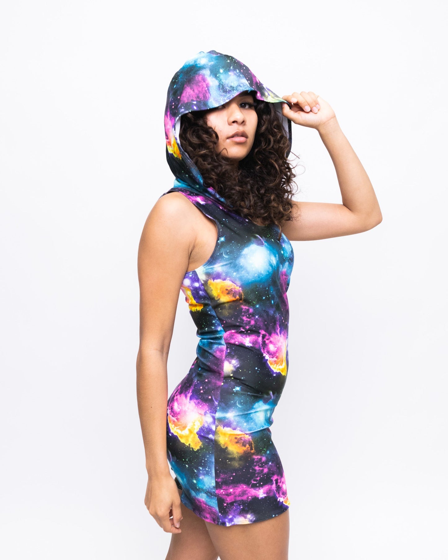 Hooded Rave Dress