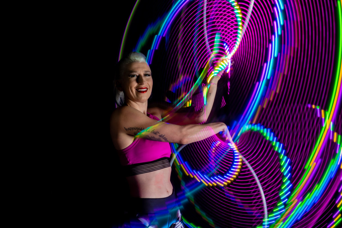 Ready To Ship Atomic V LED Hoops