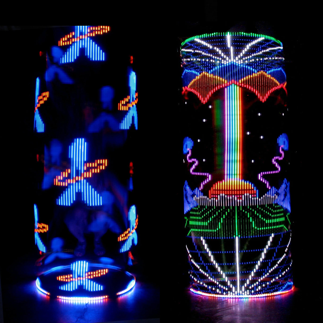 Ready To Ship Atomic V LED Hoops