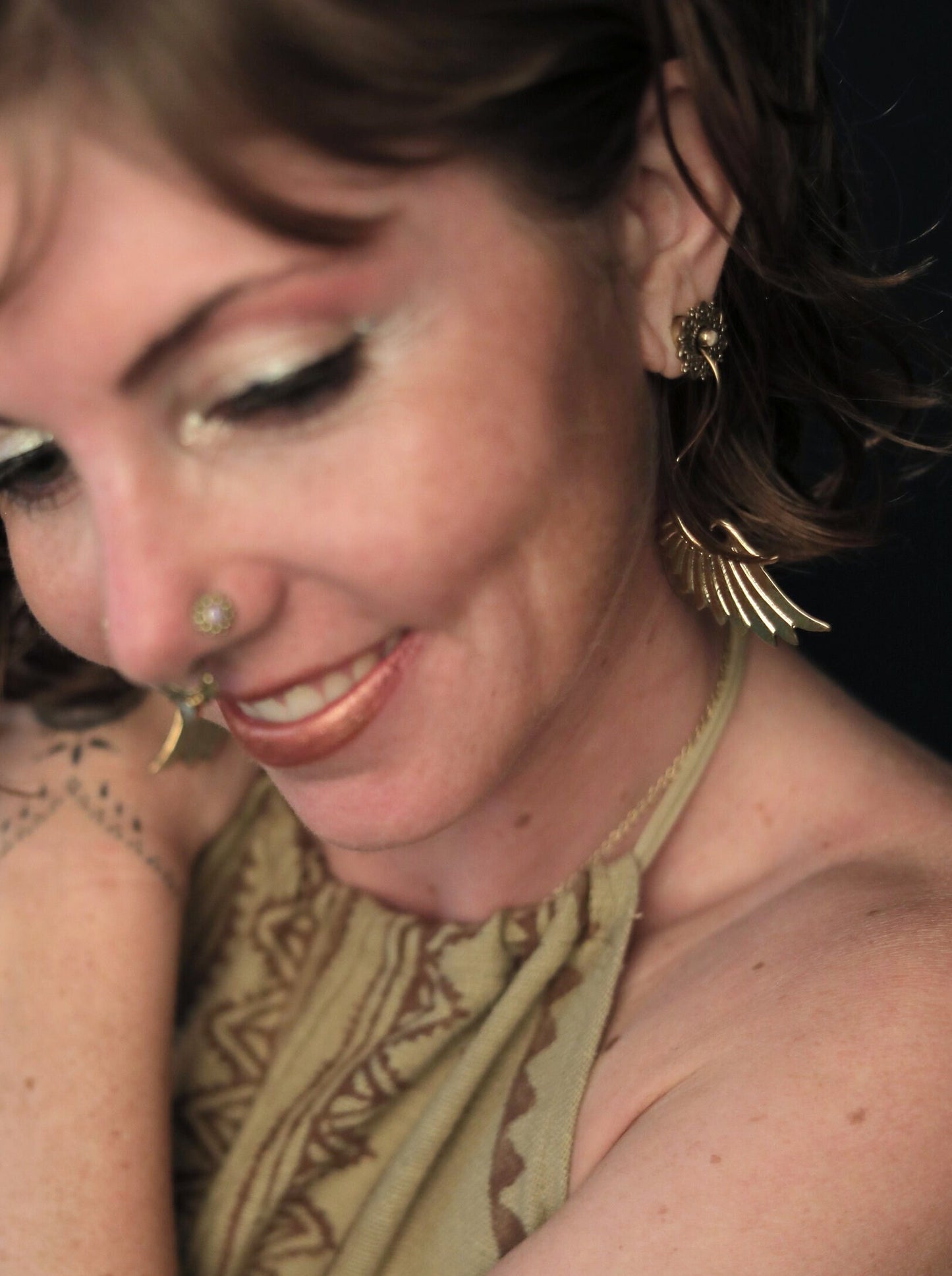 Isis S Hook Earrings