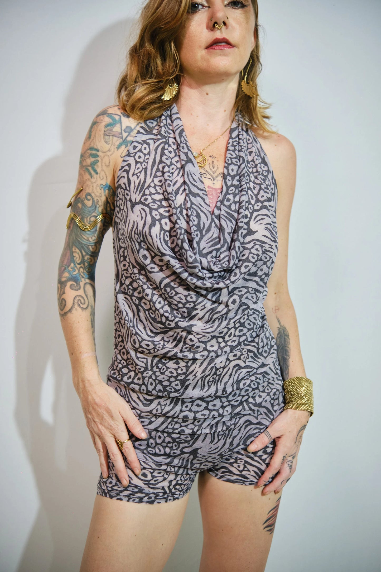 Burnout Booty Short Romper