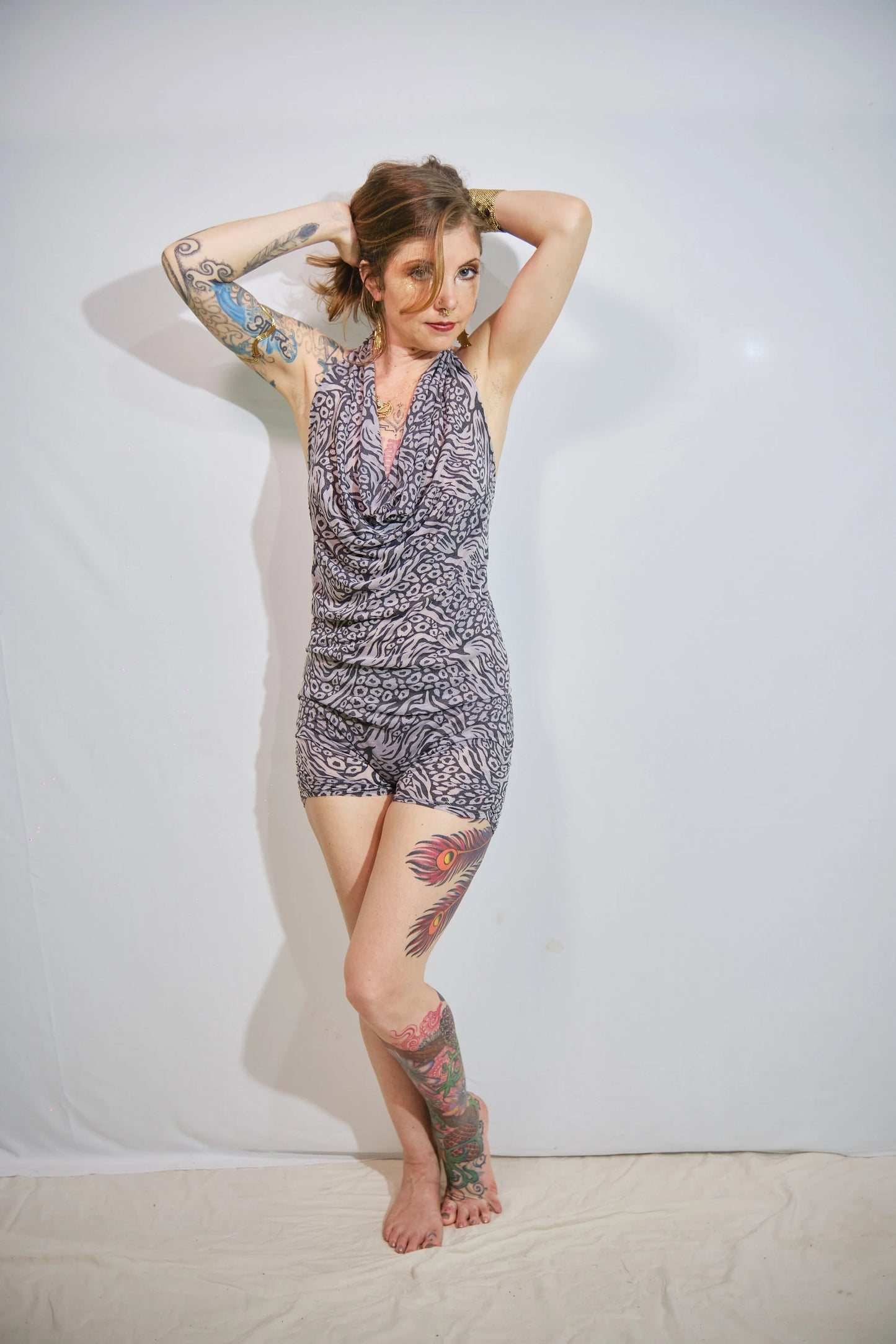 Burnout Booty Short Romper