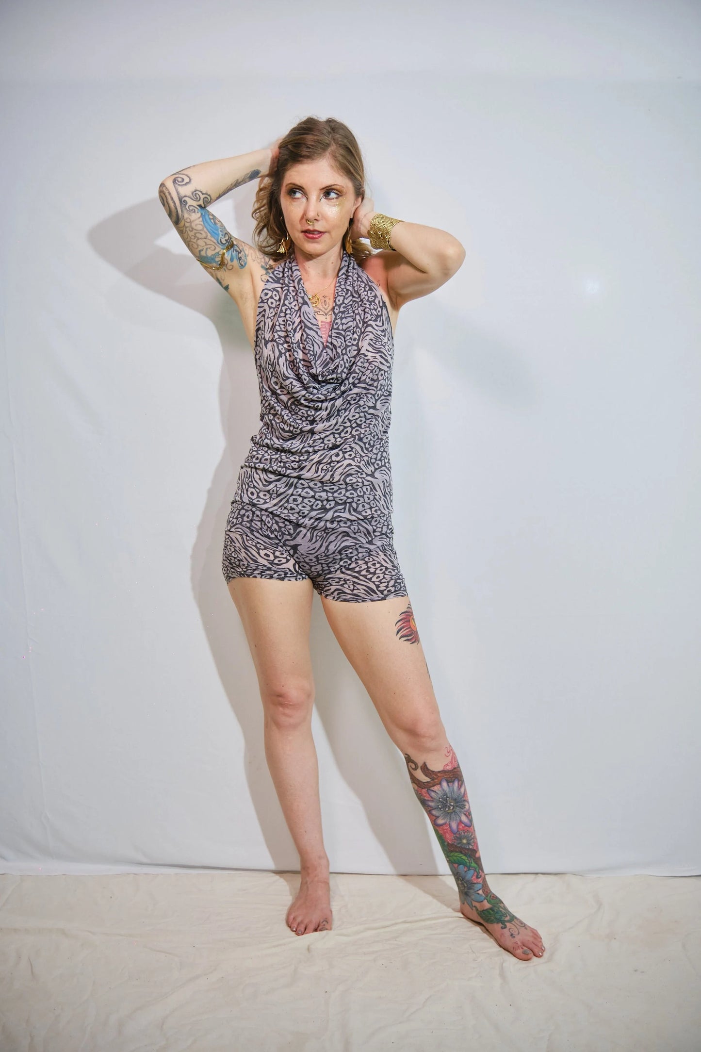 Burnout Booty Short Romper