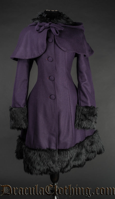 Purple Winter Wool Coat NMD