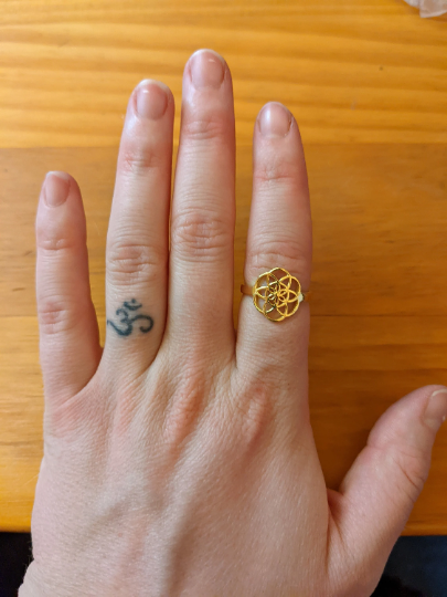 Elevated Seed of Life Ring