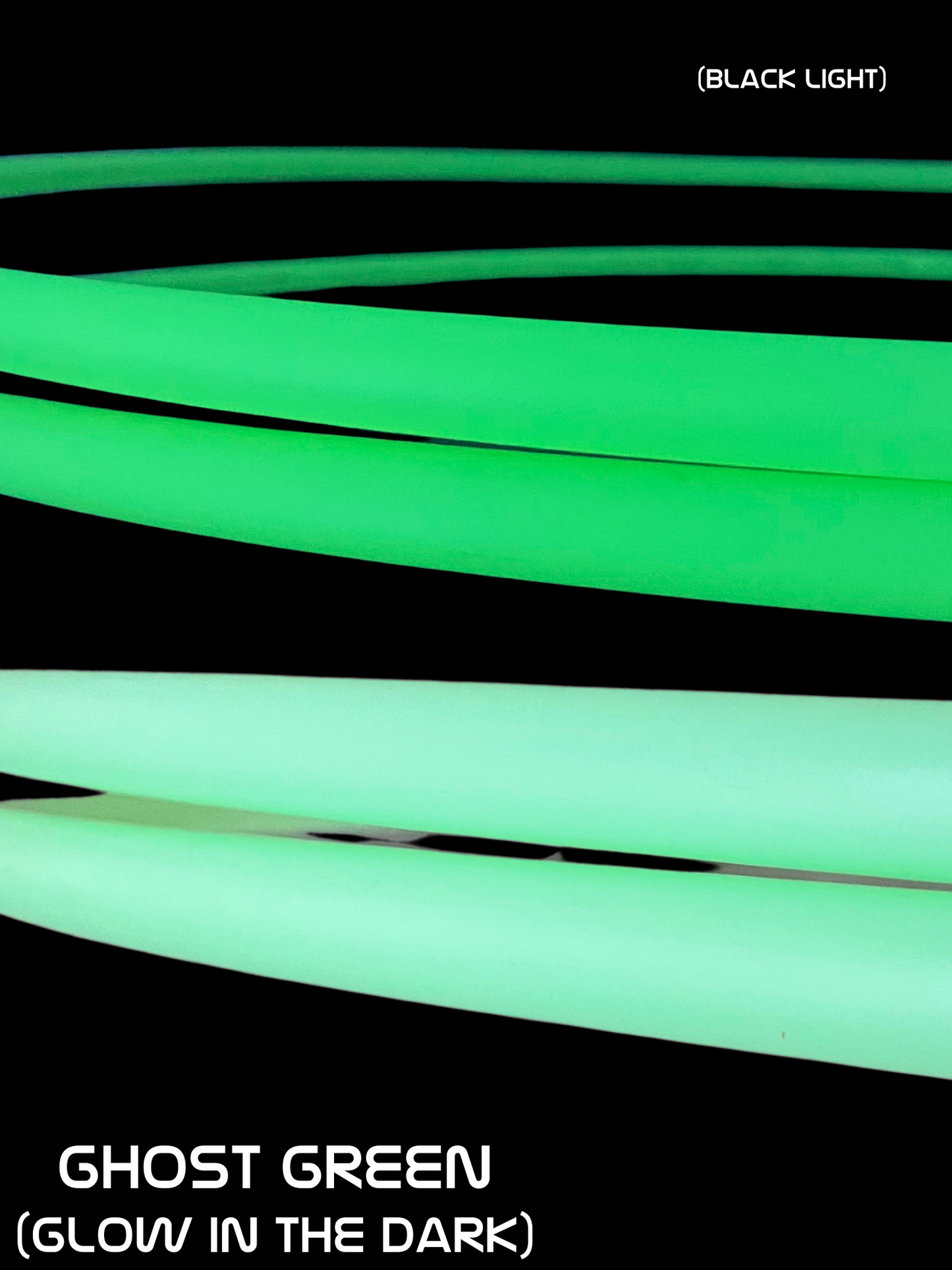 Ghost Green - *Glow in the Dark* (5/8 & 3/4) Polypro Hula Hoop