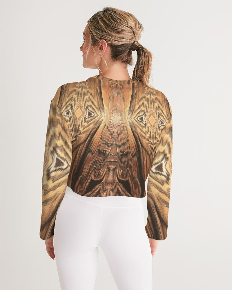 Friends From Psychedelia Women's Cropped Sweatshirt