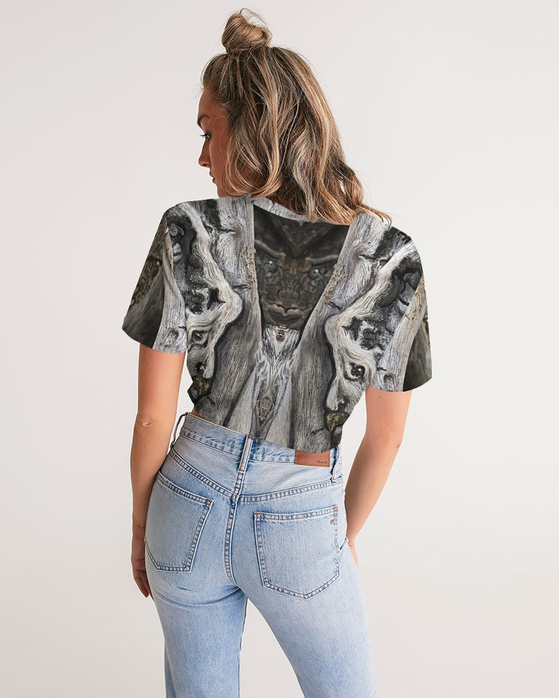 Ancient Ones Women's Twist-Front Cropped Tee