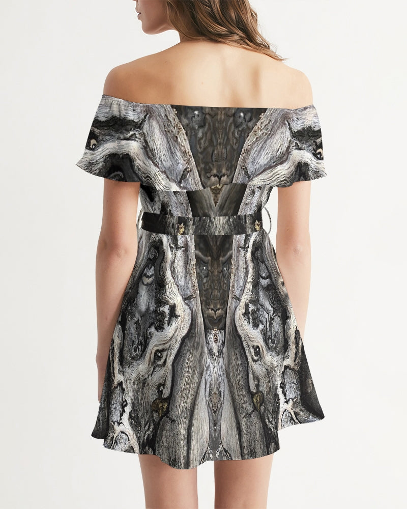 Ancient Ones Women's Off-Shoulder Dress