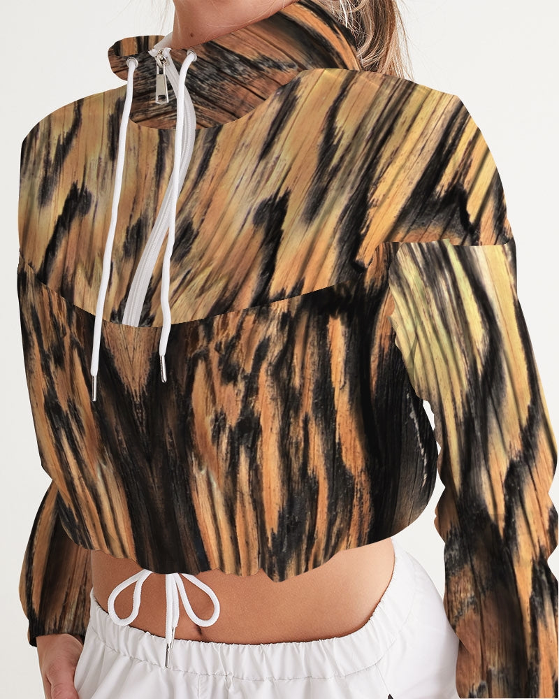 Avian Ascension Women's Cropped Windbreaker