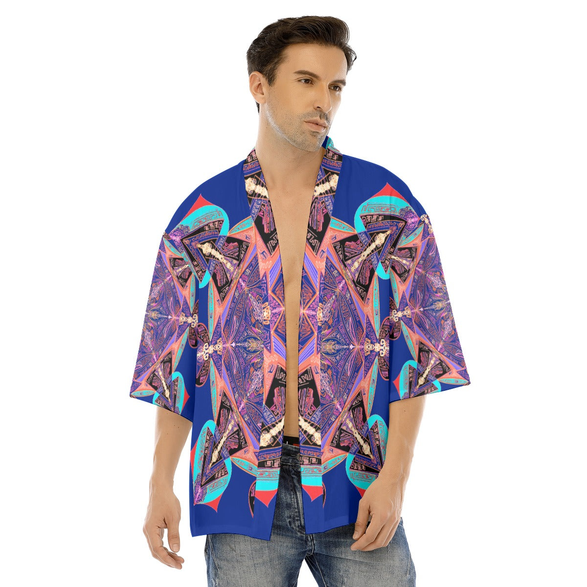 JellyTrip Men's Drop-shoulder Short Coat