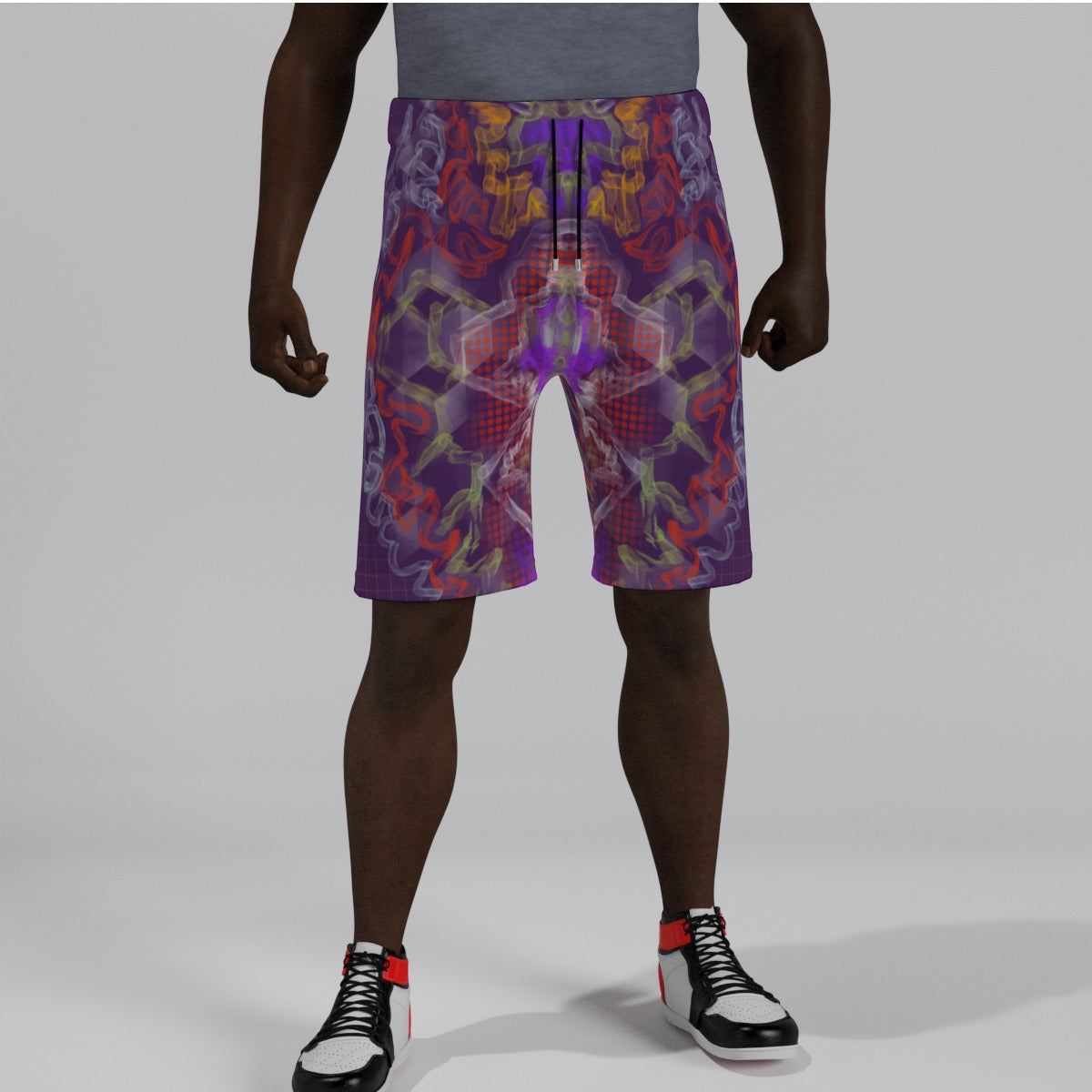 Liquid Sound Droplets Men's Beach Shorts