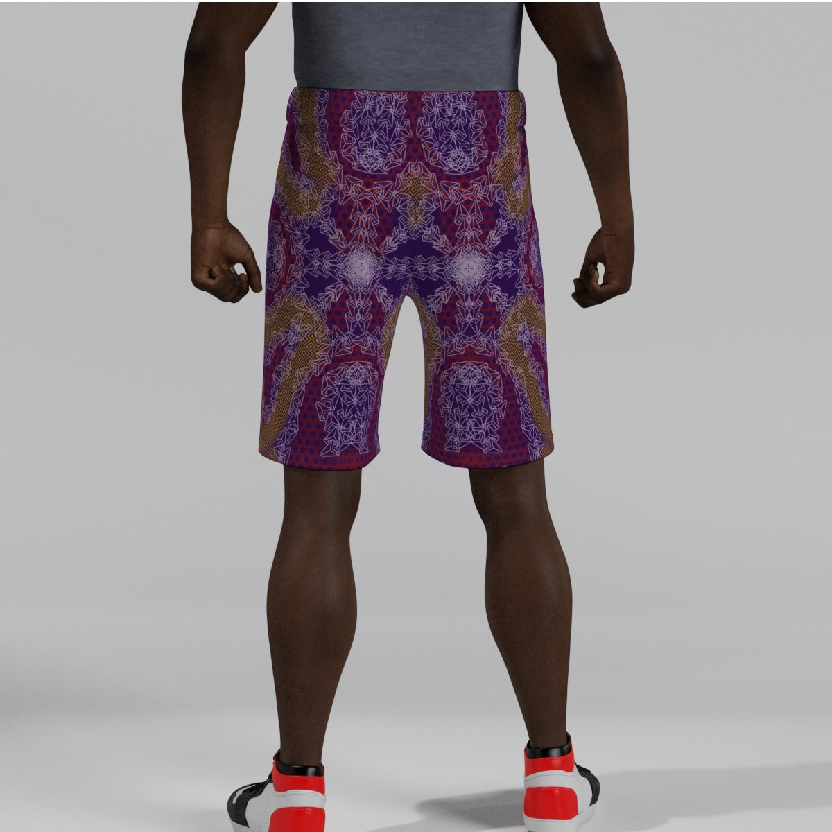 Liquid Sound Droplets Men's Beach Shorts