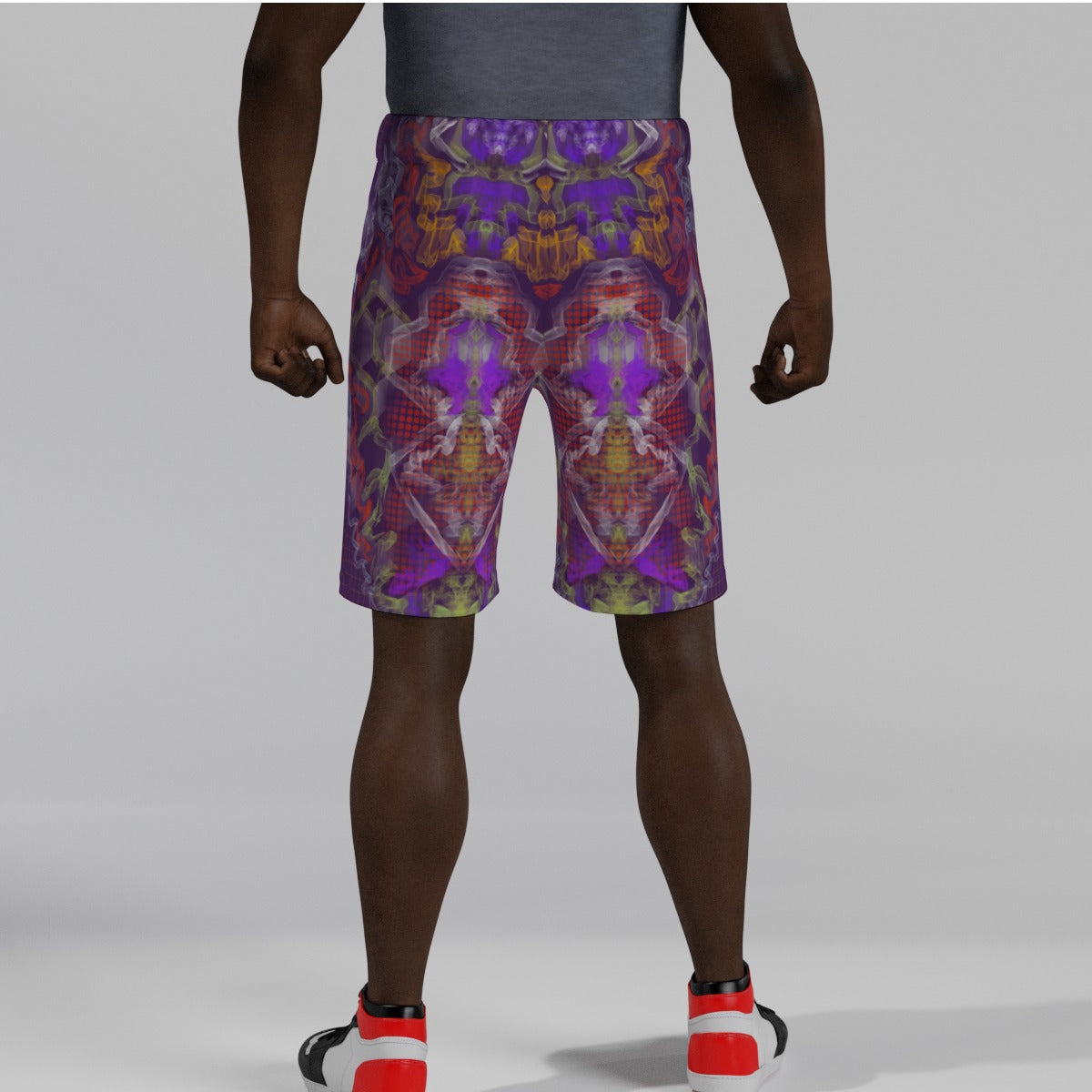 Liquid Sound Droplets Men's Beach Shorts