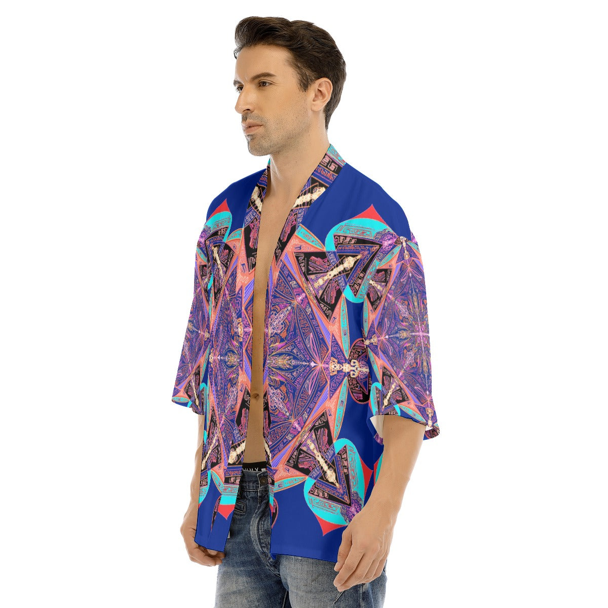 JellyTrip Men's Drop-shoulder Short Coat