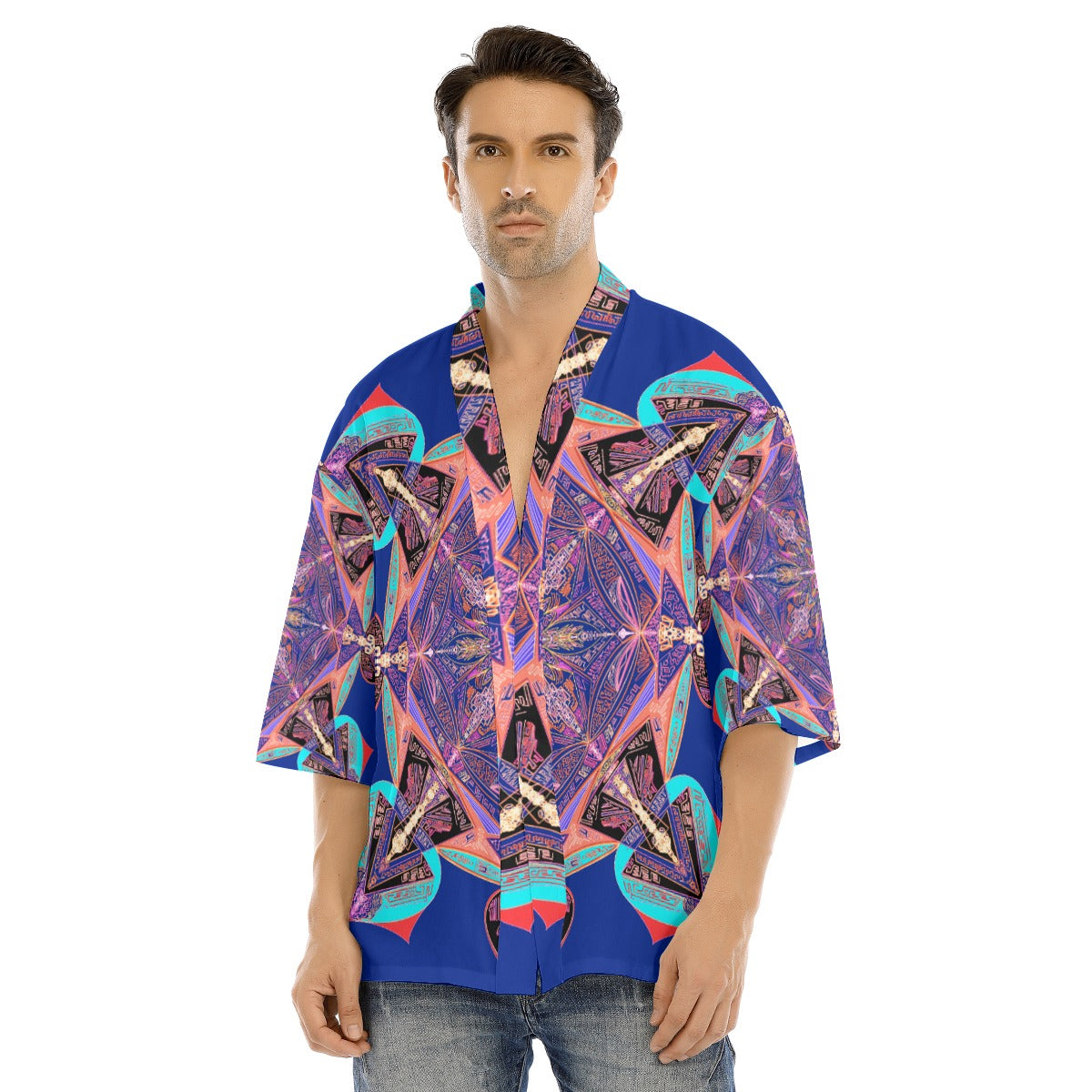 JellyTrip Men's Drop-shoulder Short Coat