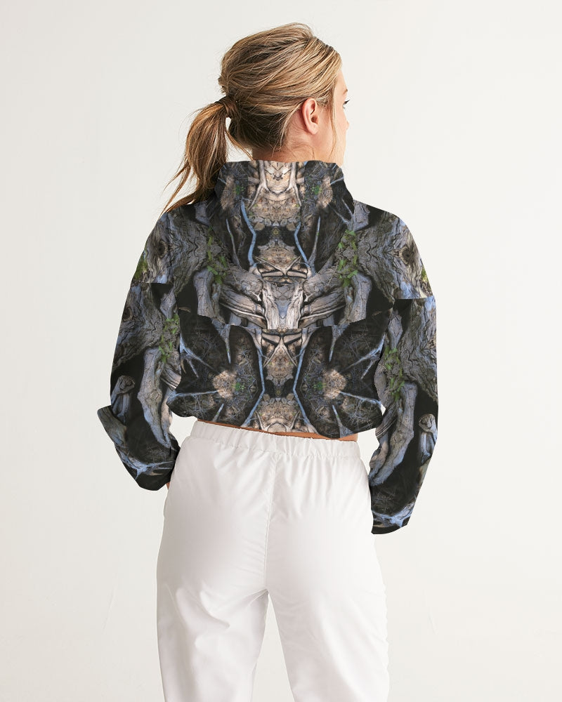 Spirit Guides Women's Cropped Windbreaker