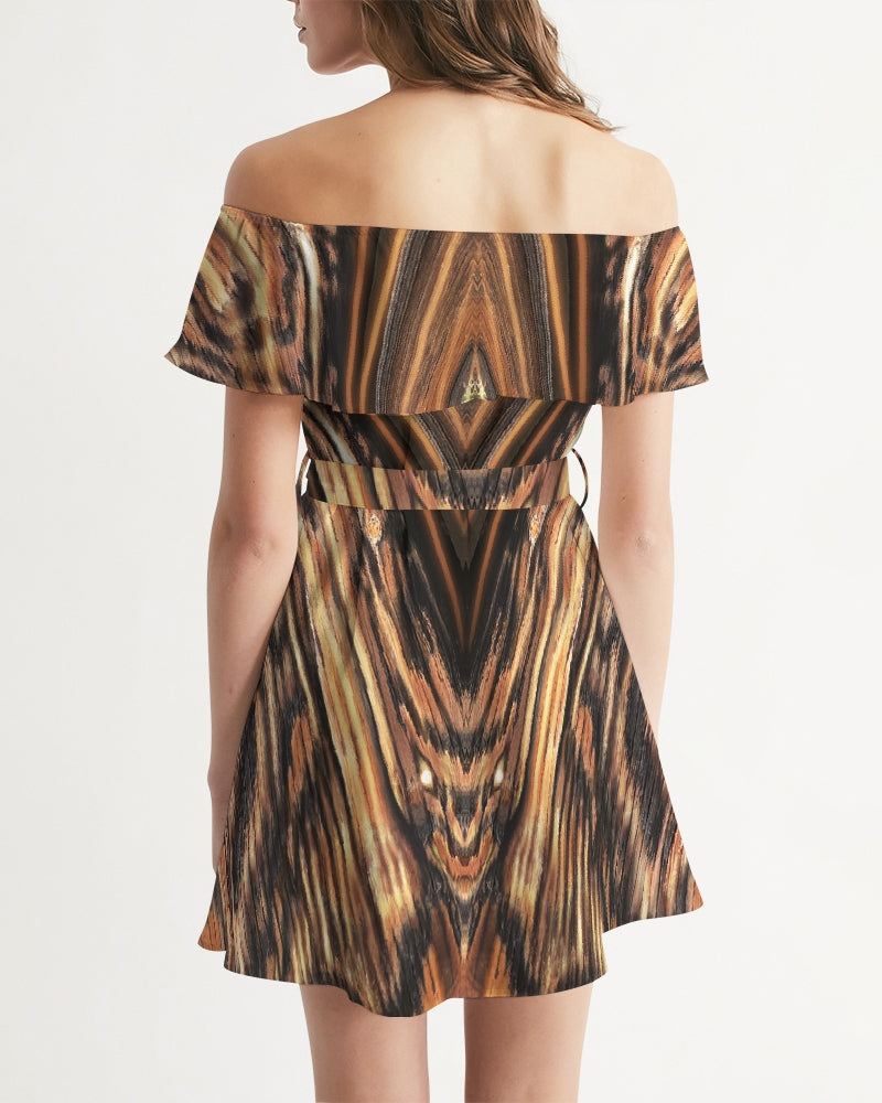 Lyran Lightworker Women's Off-Shoulder Dress