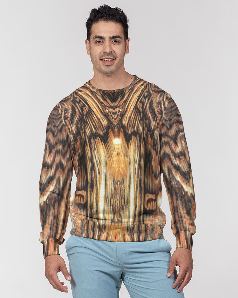 Lyran Lightworker Men's Classic French Terry Crewneck Pullover