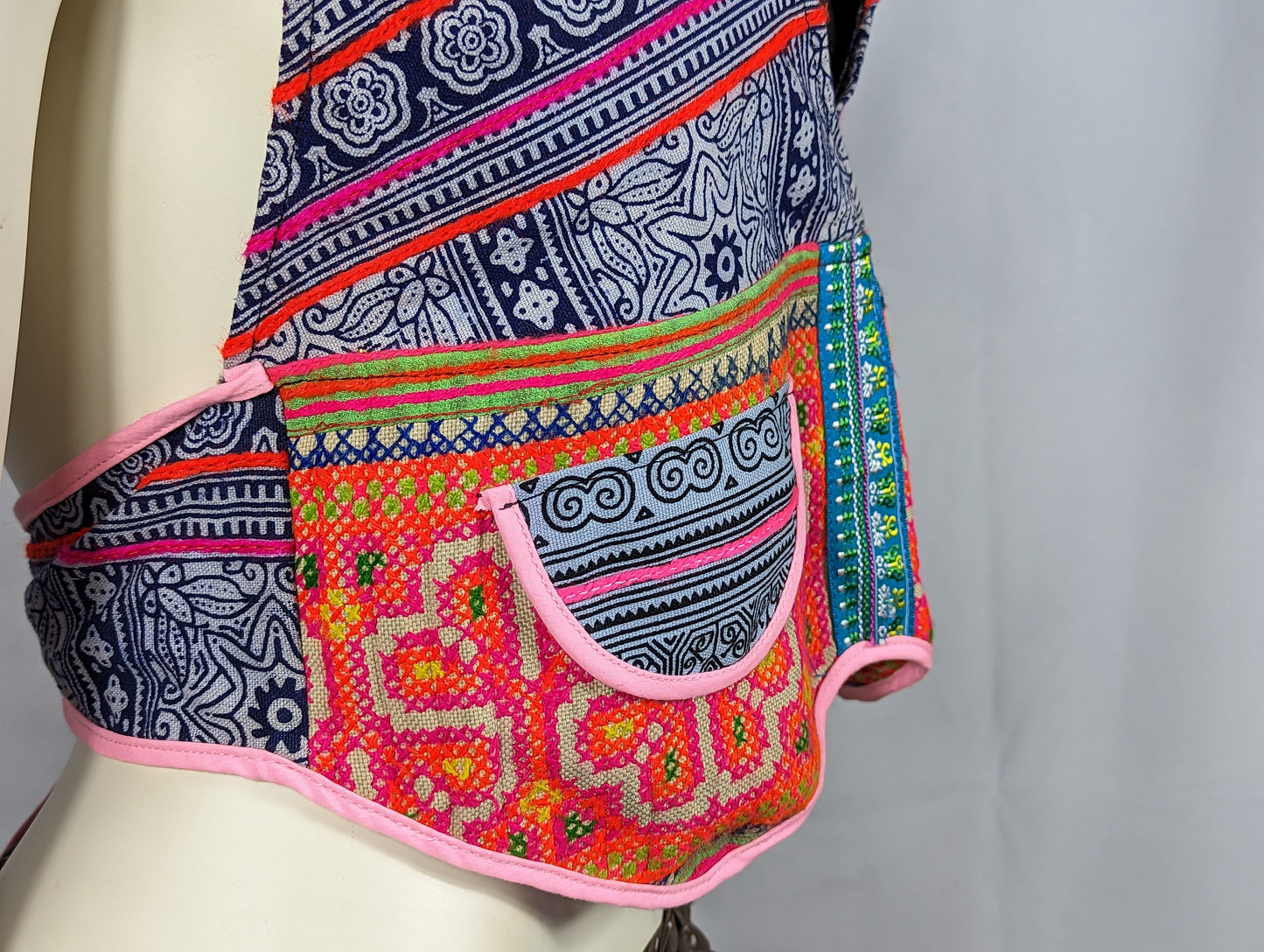 Hill Tribe Halter Back Crop Tops