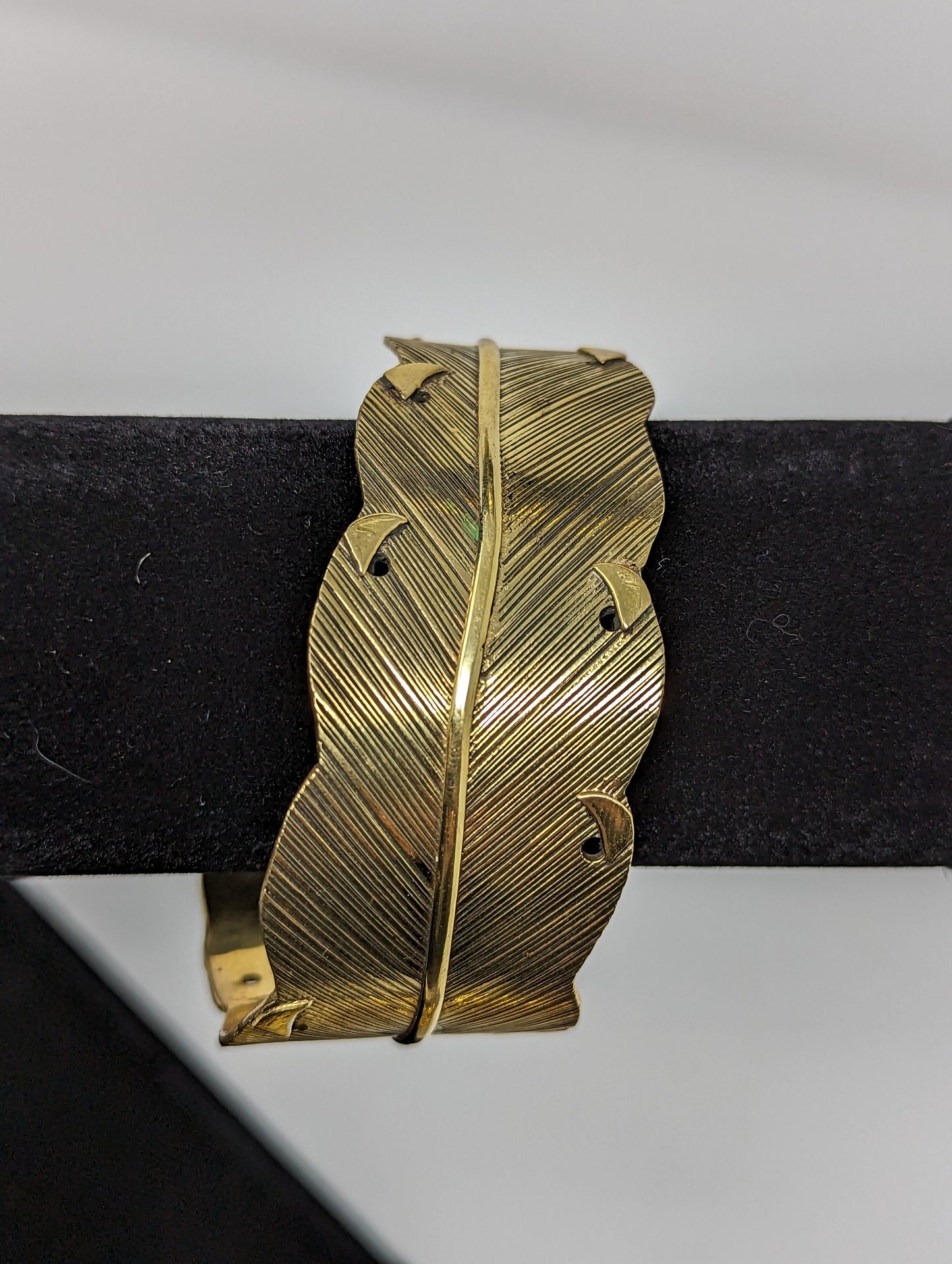 Big Leaf Bracelet with Amethyst