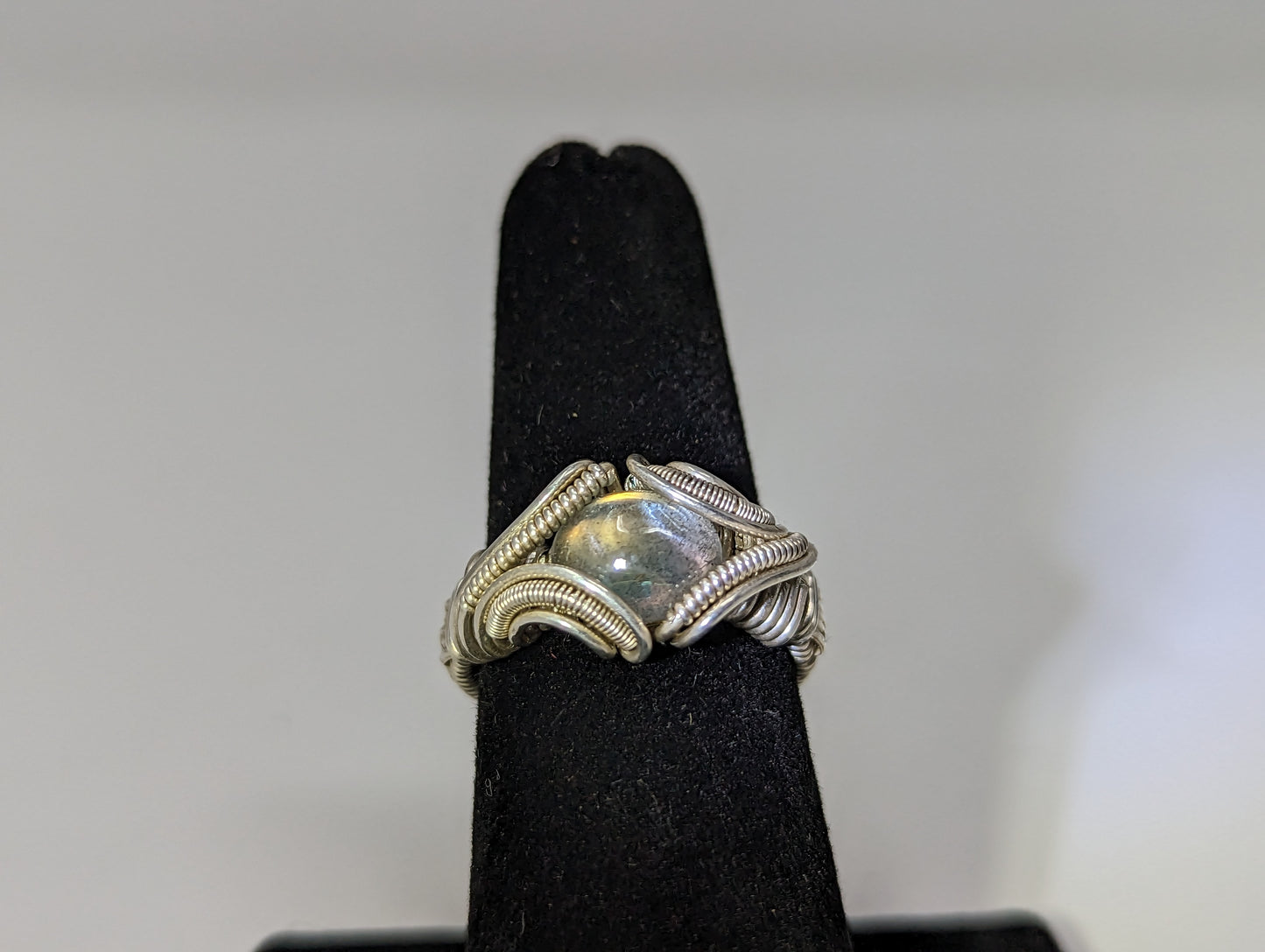 Labradorite ring