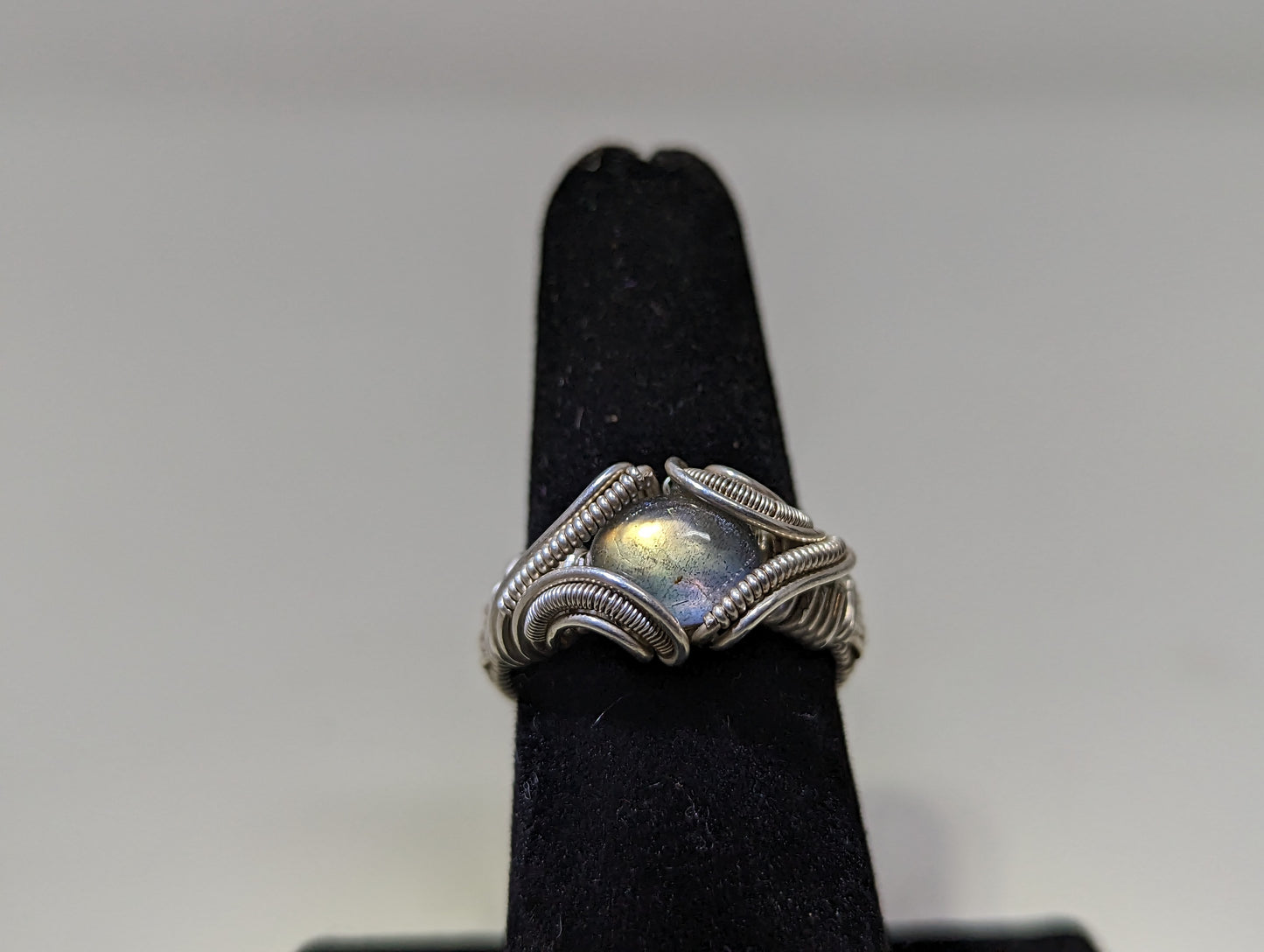 Labradorite ring