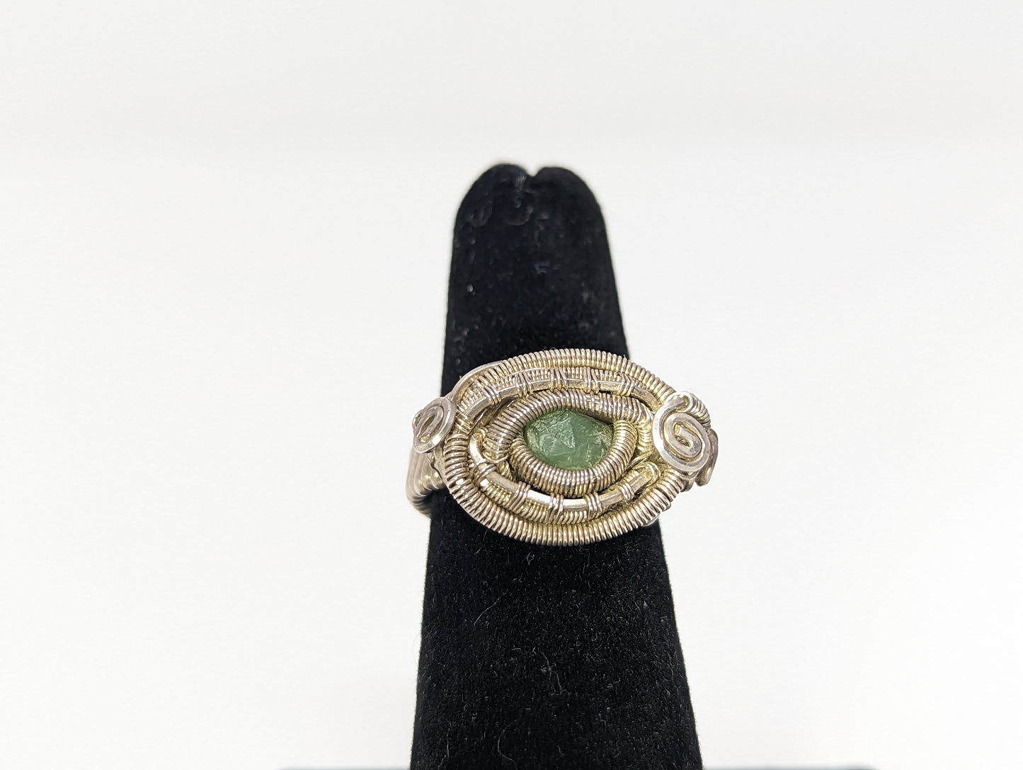 green garnet ring