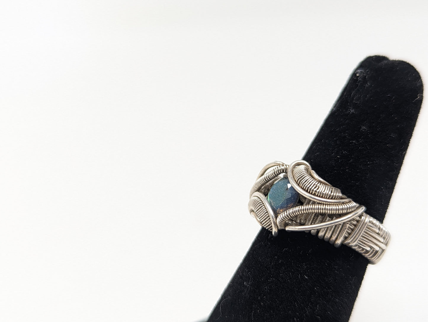 labradorite ring