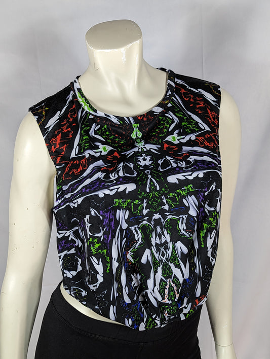 Twist Front Cropped Tops