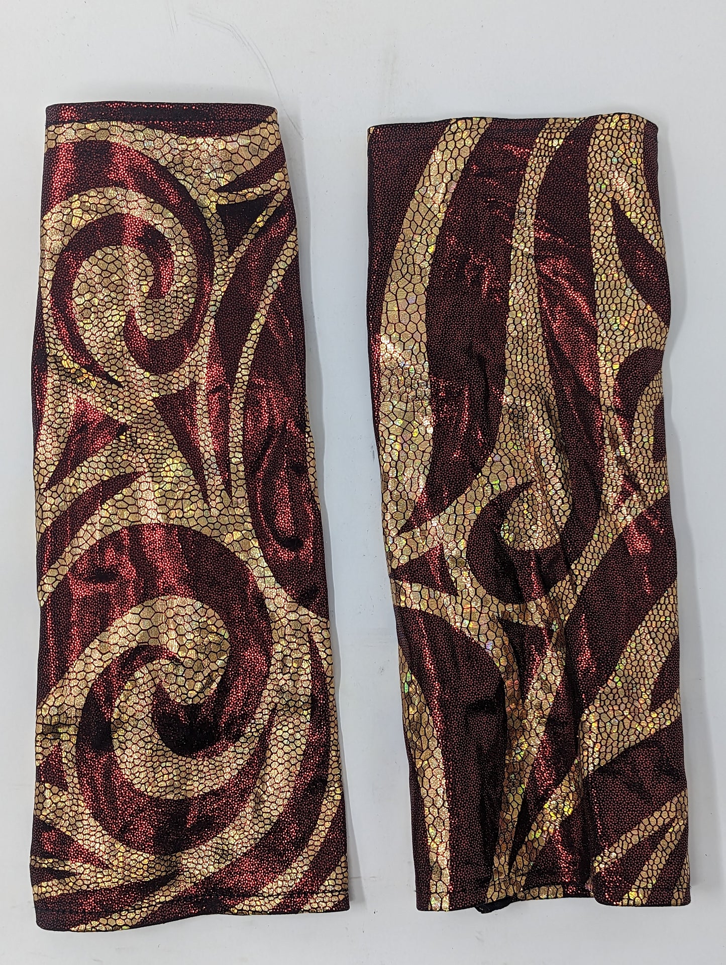 Orange Cosmic Mermaid Arm Sleeves