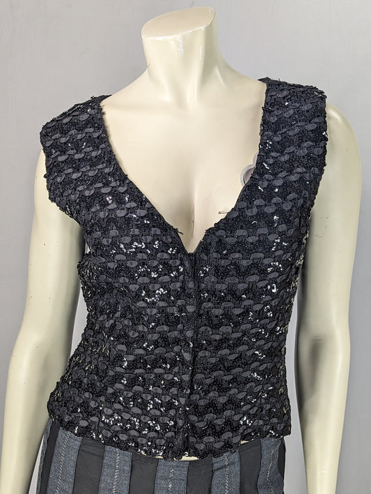 Black Sequins Tank