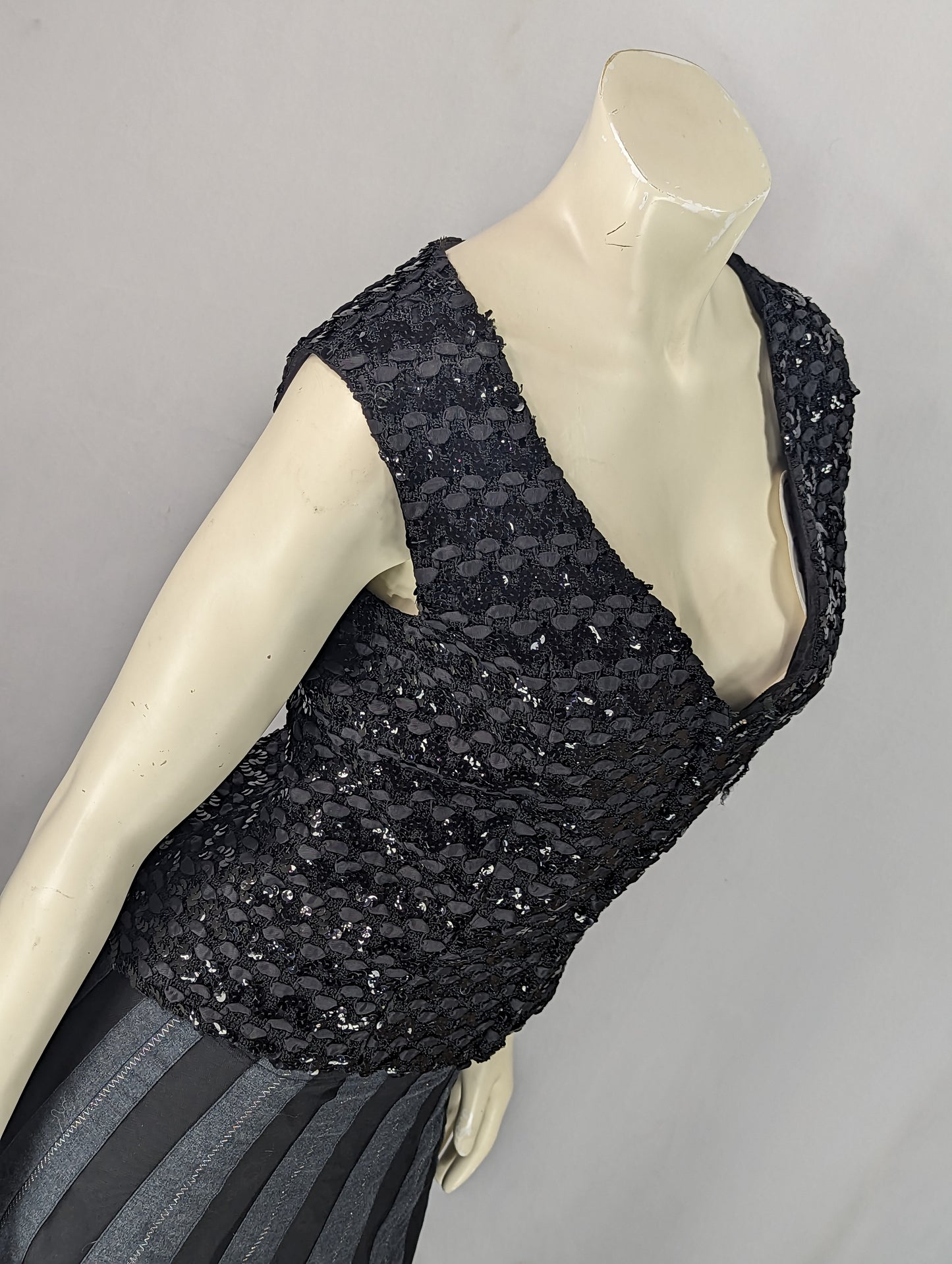 Black Sequins Tank