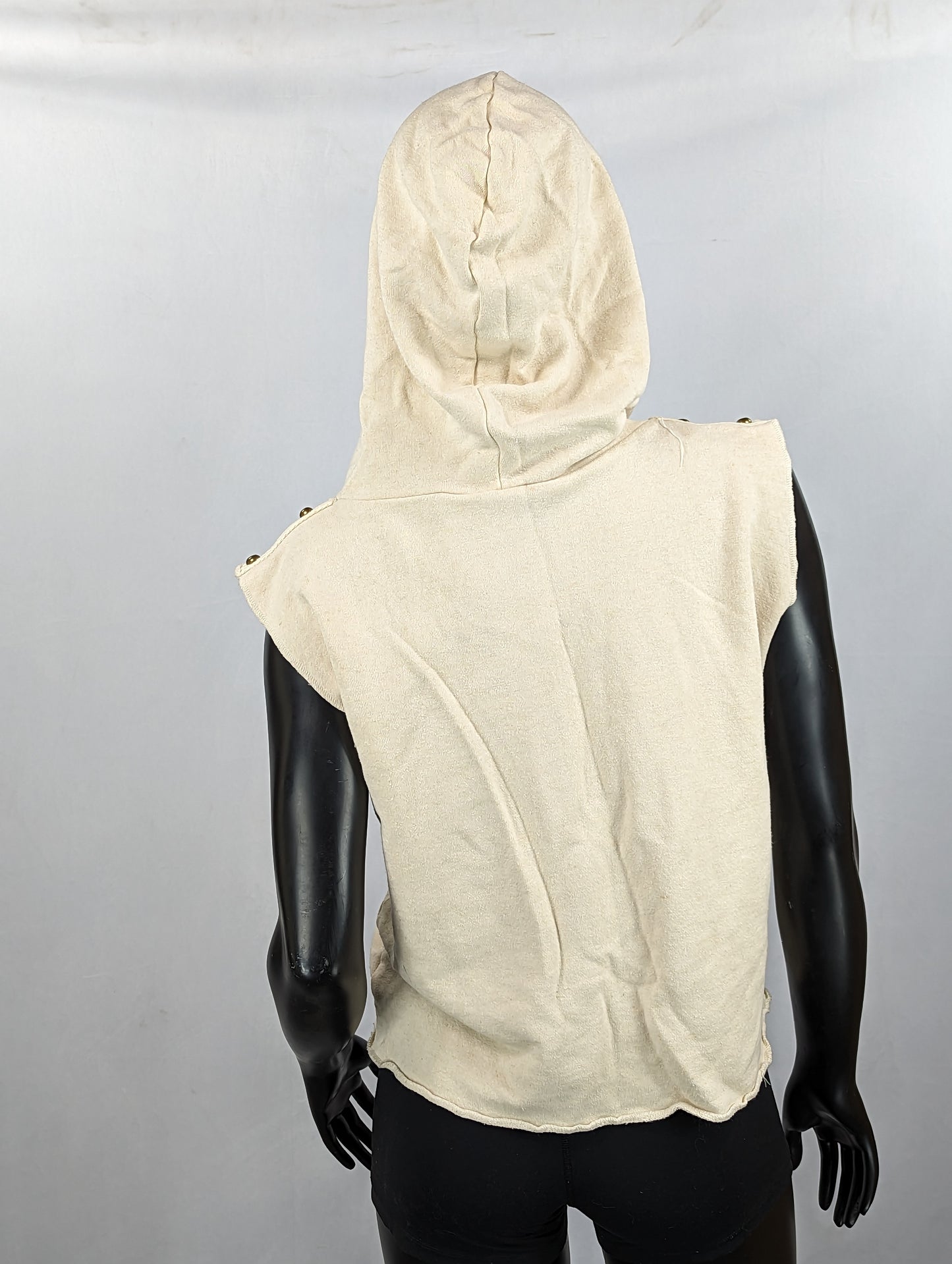 Cream Hooded Octopus Tank-Top
