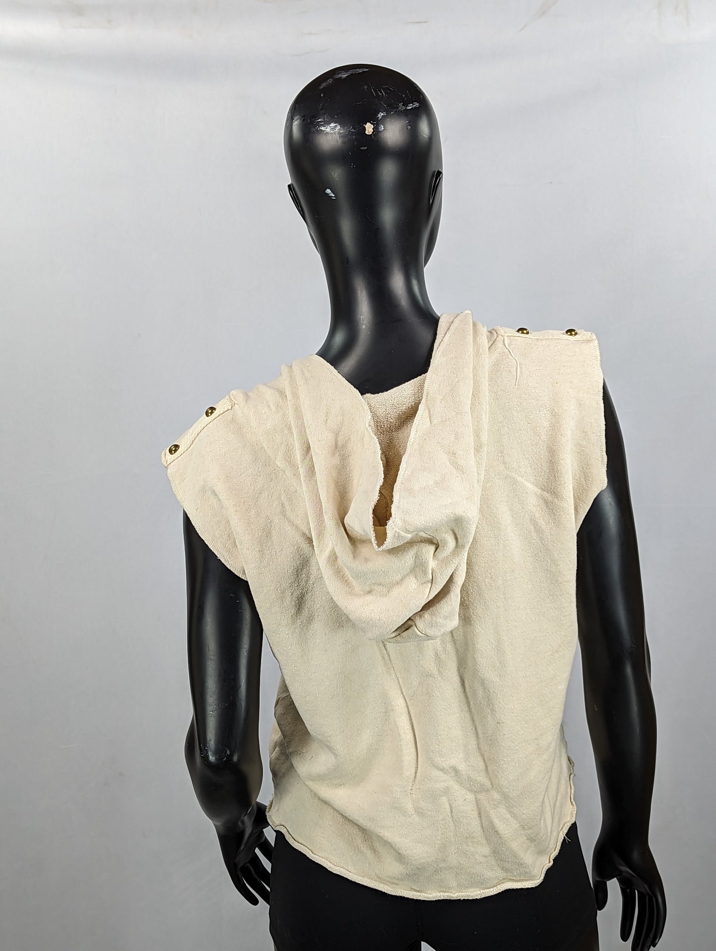 Cream Hooded Octopus Tank-Top