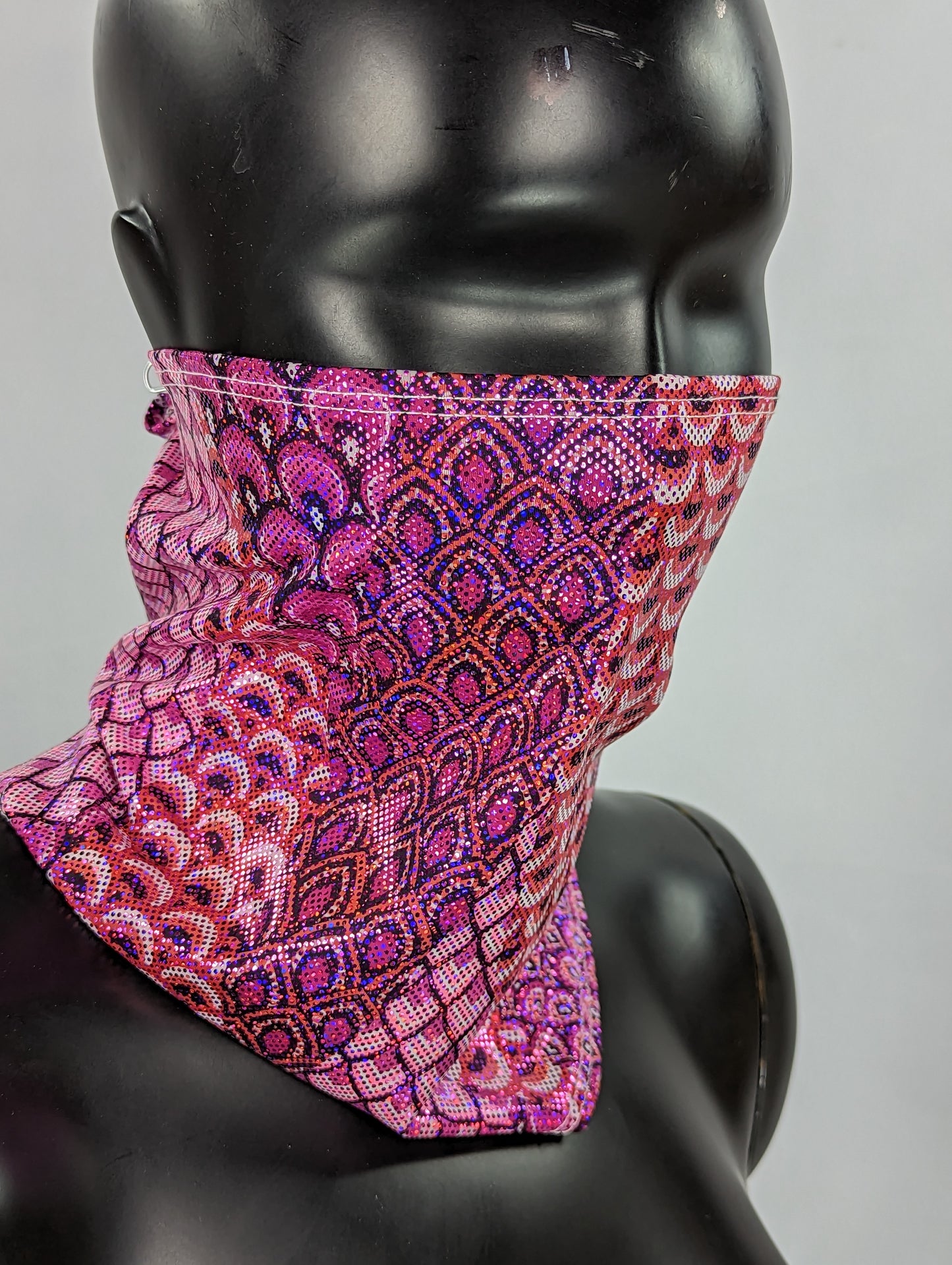 Orange Cosmic Mermaid Dust mask