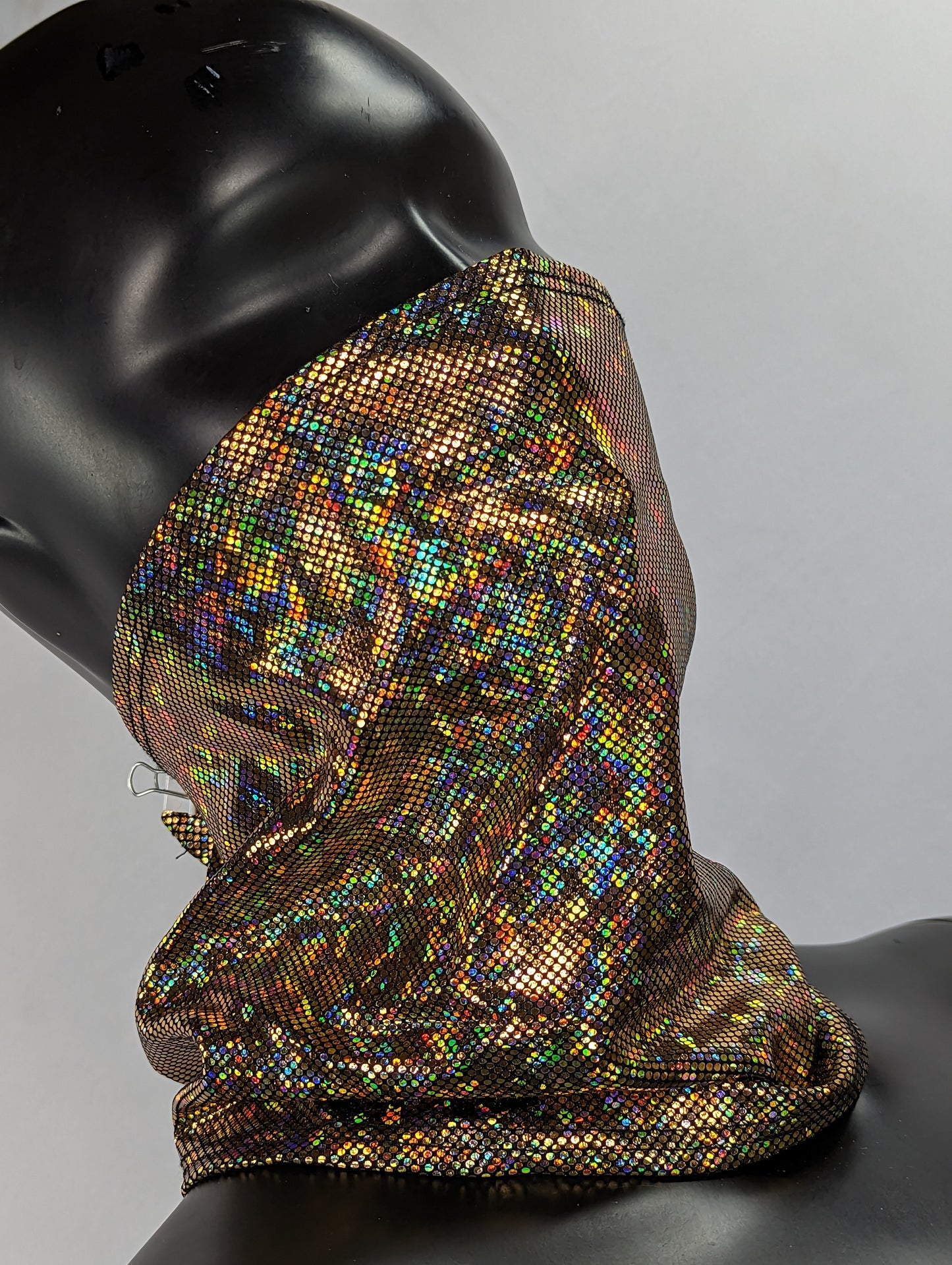 Orange Cosmic Mermaid Dust mask