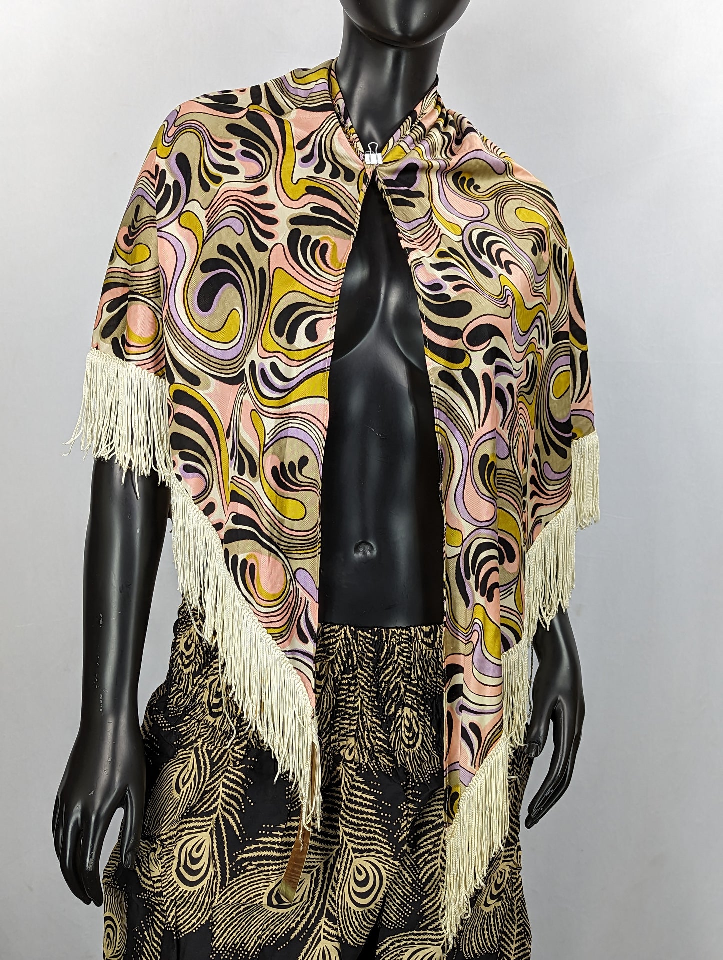 Pink Frill Psychedelic Scarf