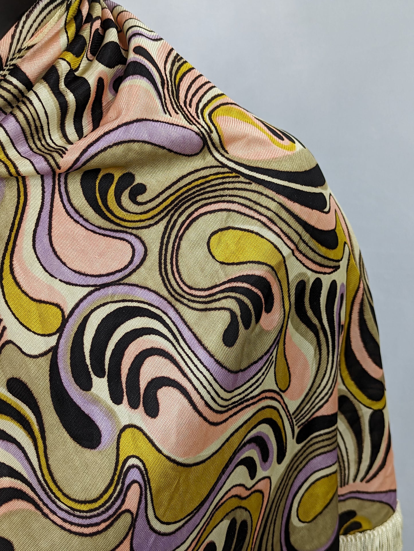 Pink Frill Psychedelic Scarf