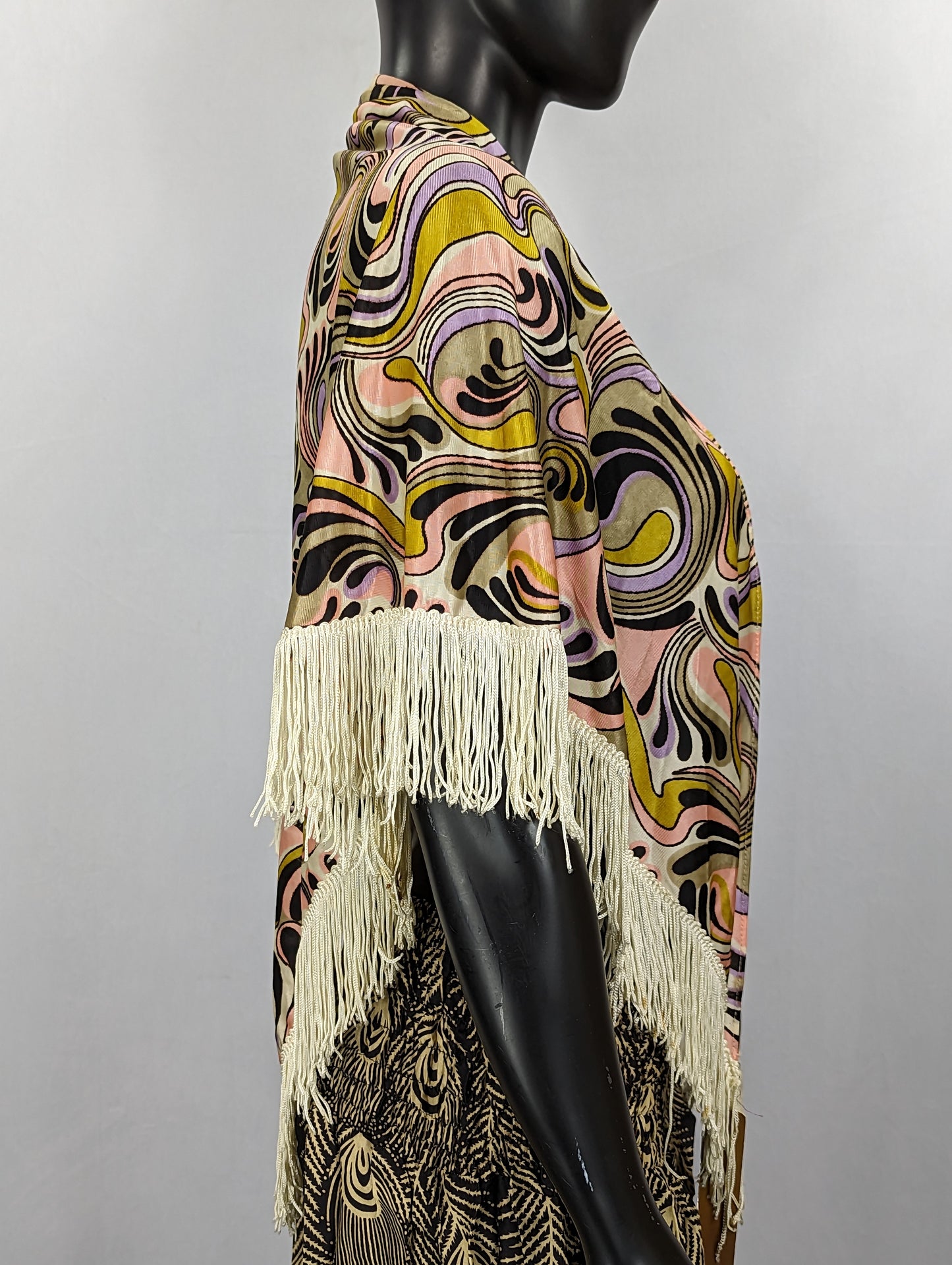 Pink Frill Psychedelic Scarf