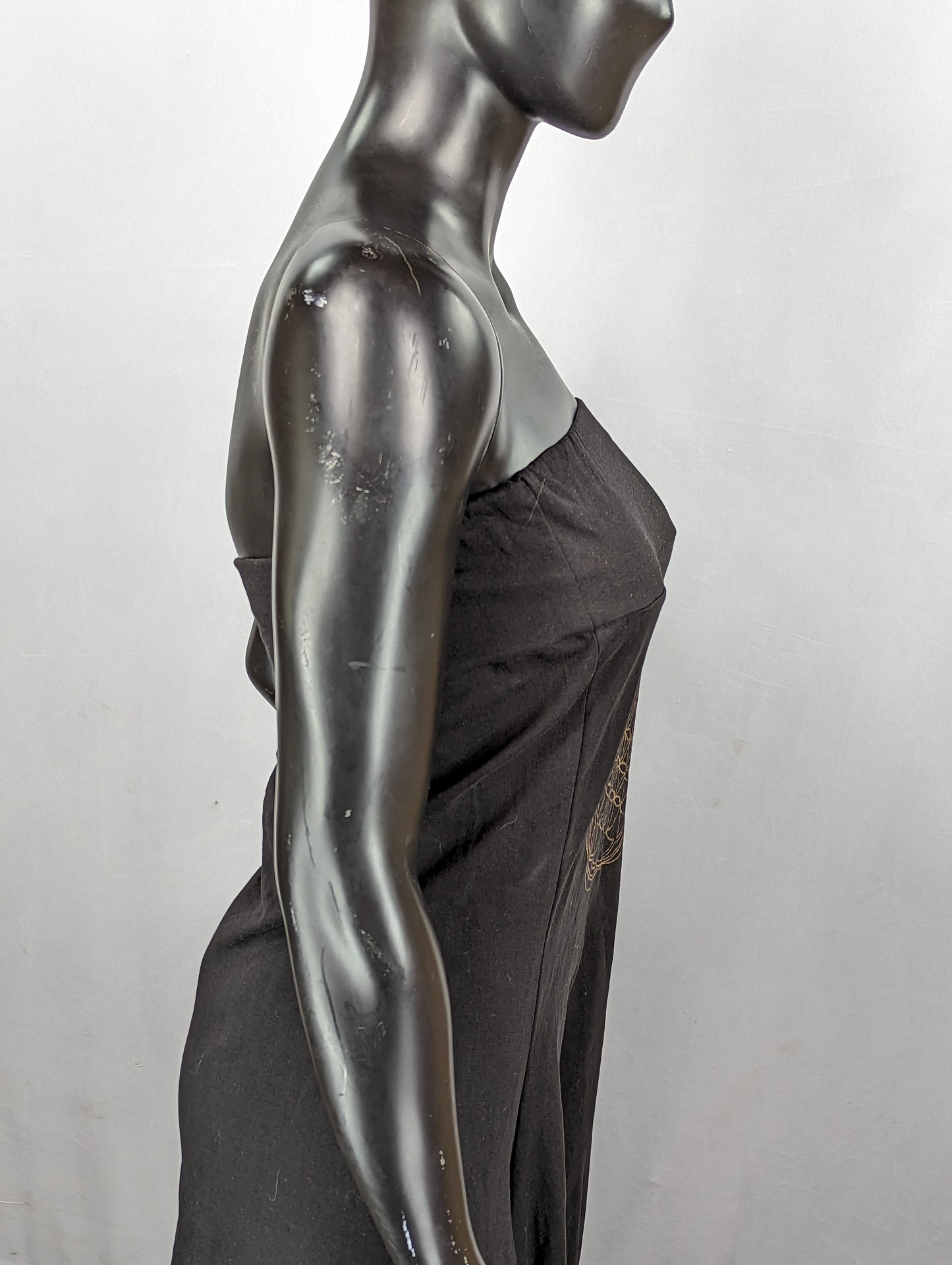 Flower Of Life Black Dress