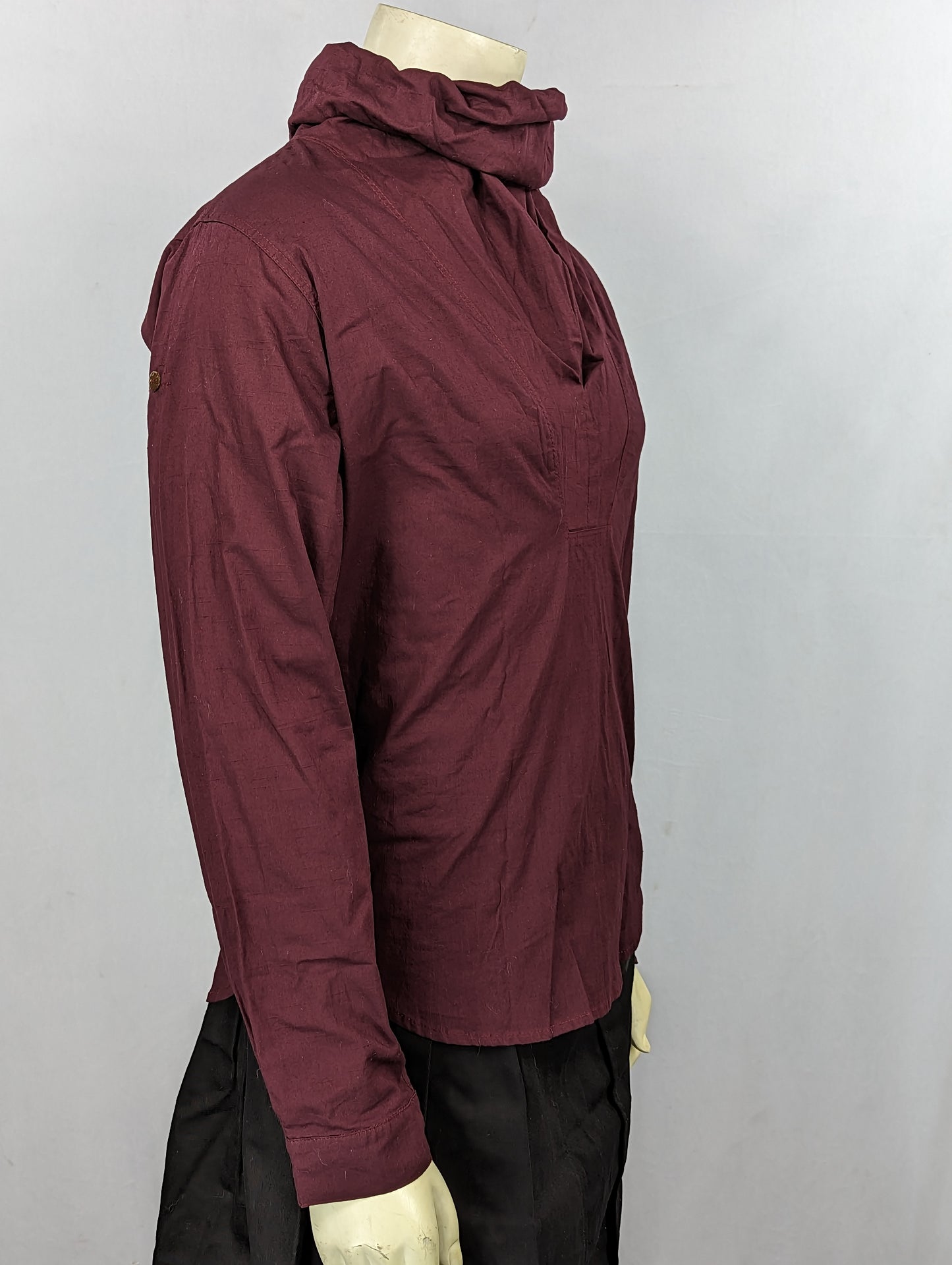Cowl neck long sleeve