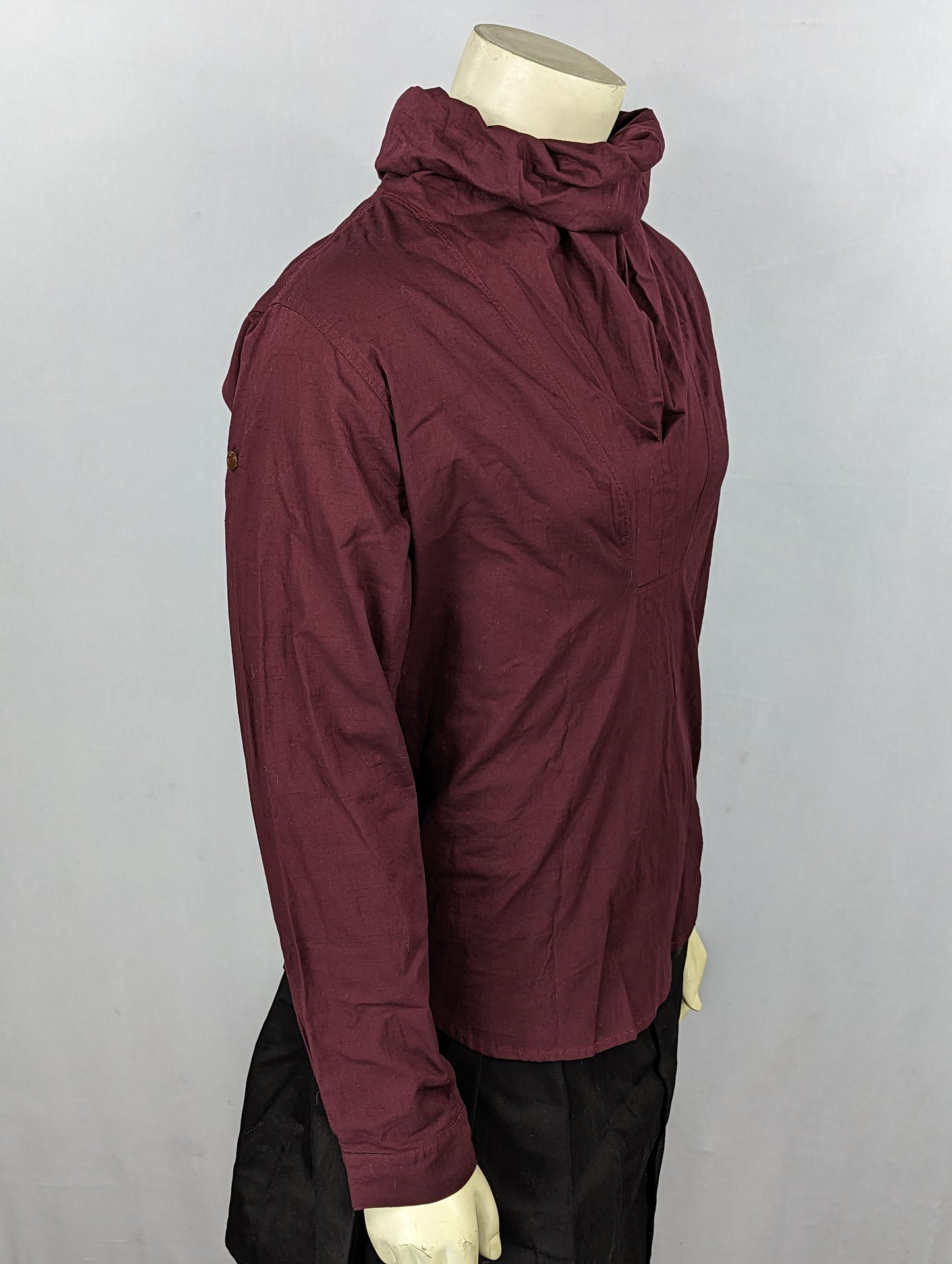 Cowl neck long sleeve