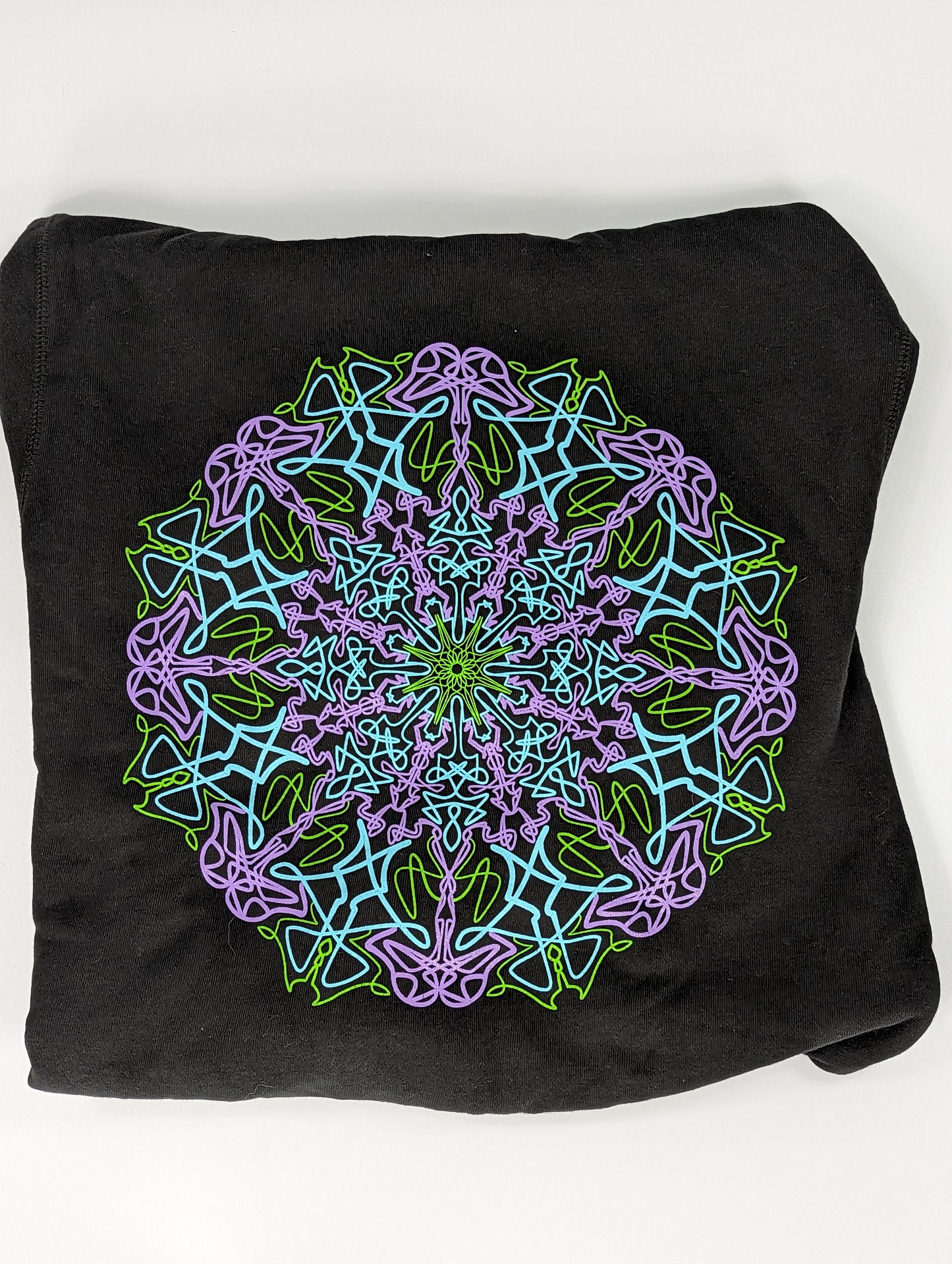 Mandala Backed Zip Up Hoodie