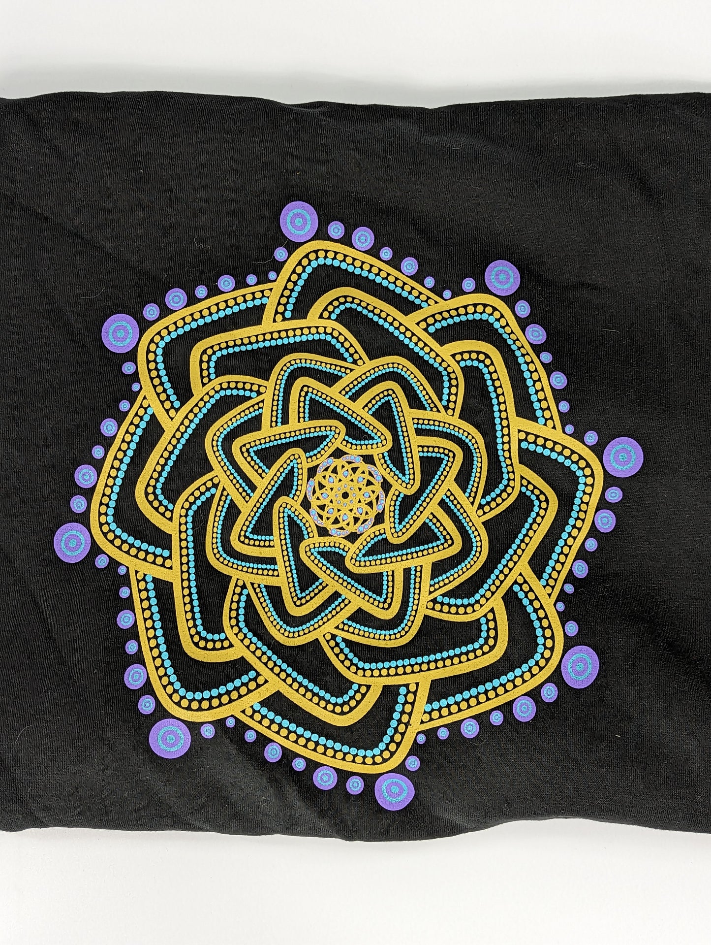 Mandala Backed Zip Up Hoodie