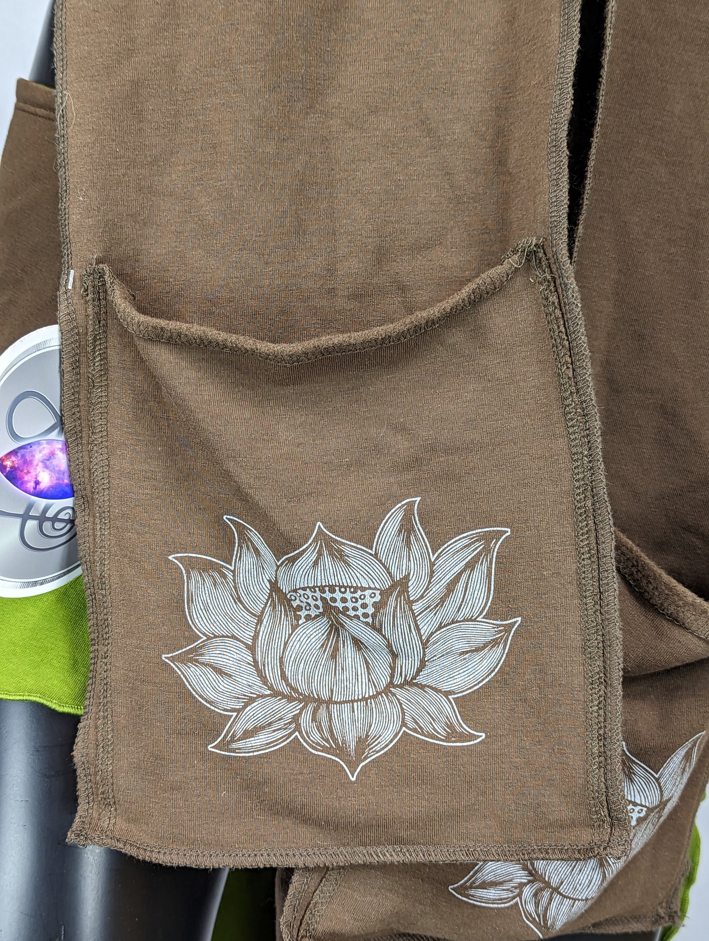 Scarf Hood Combo with Lotus Print