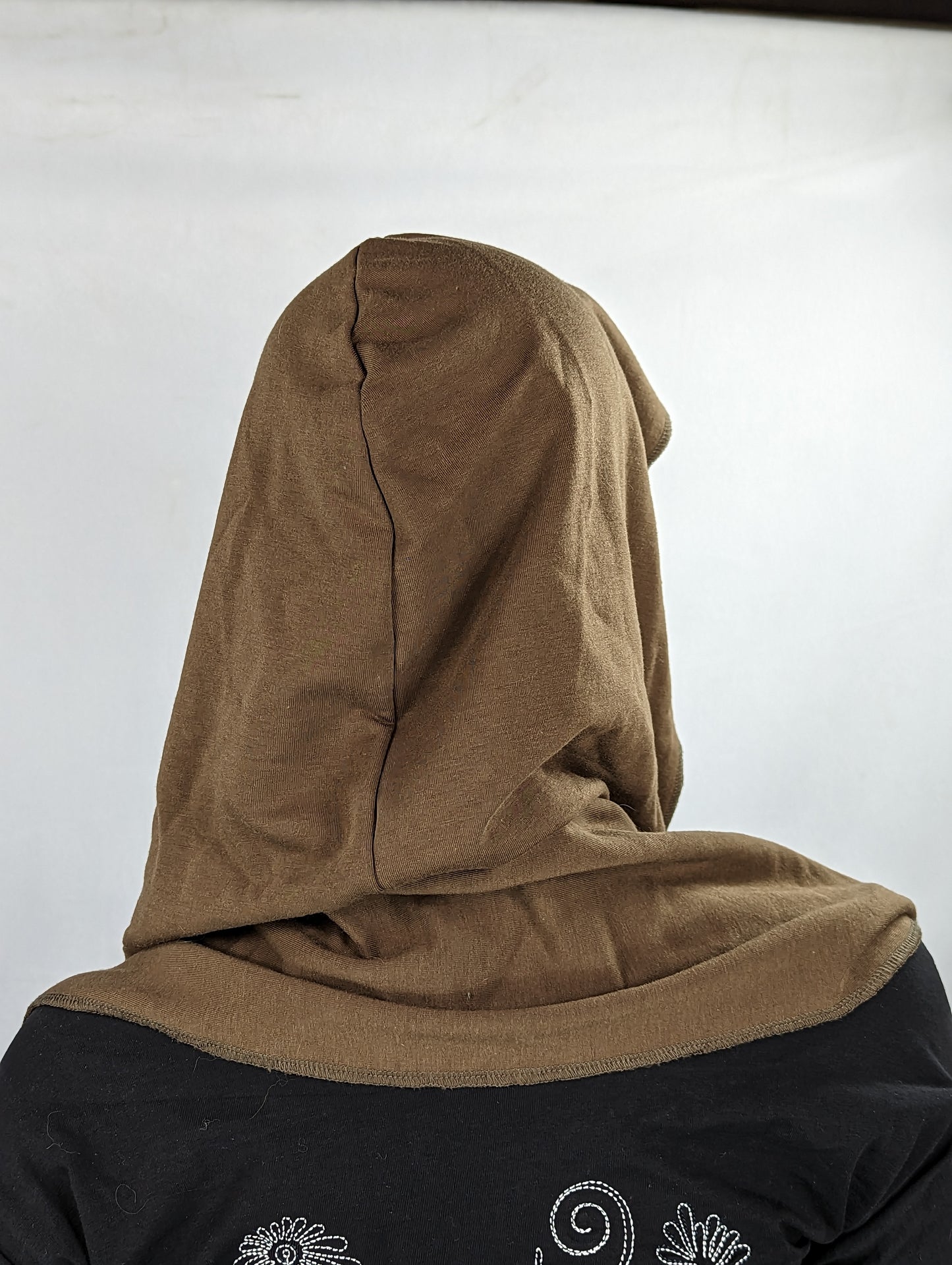 Scarf Hood Combo with Lotus Print