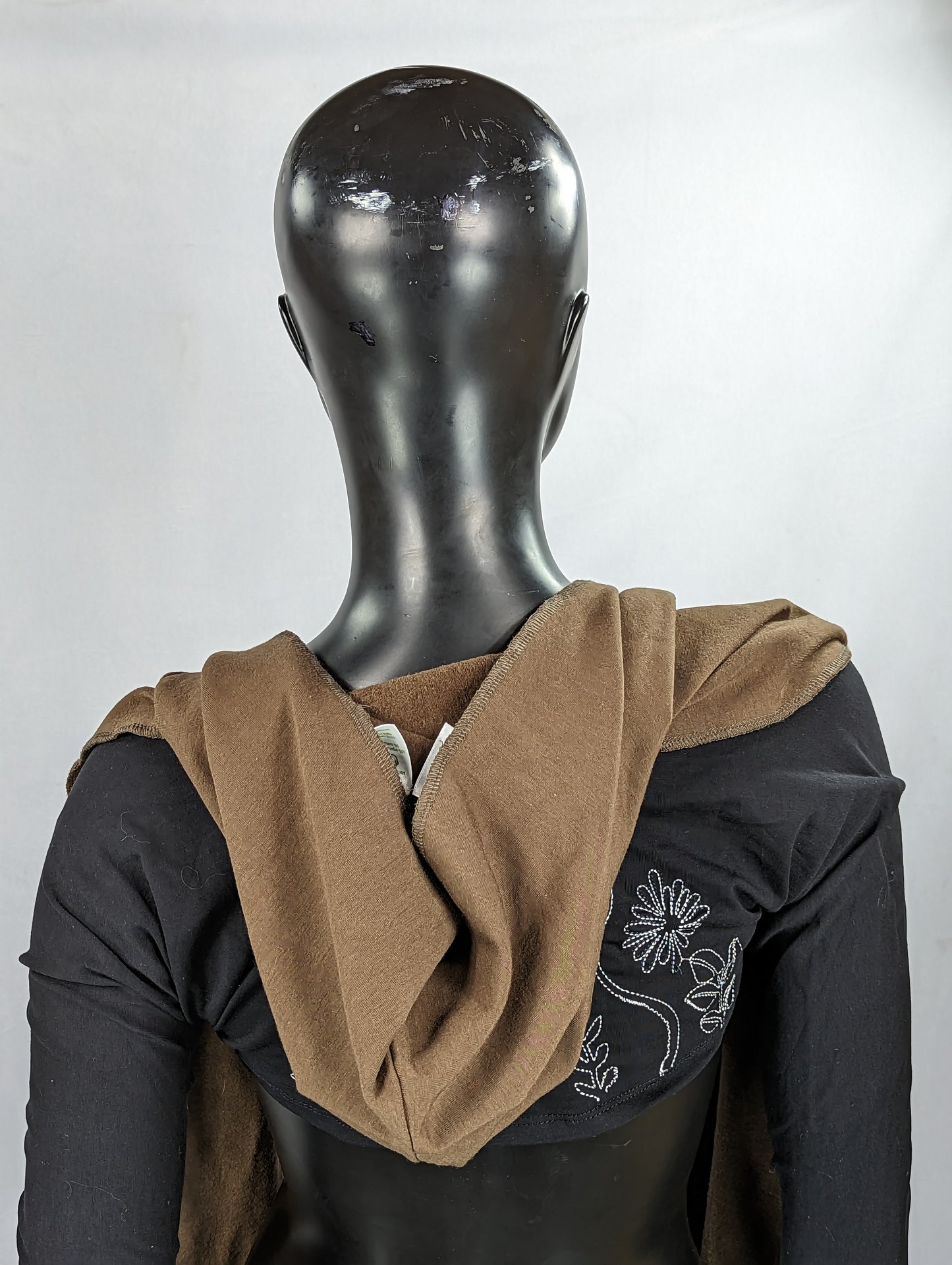 Scarf Hood Combo with Lotus Print
